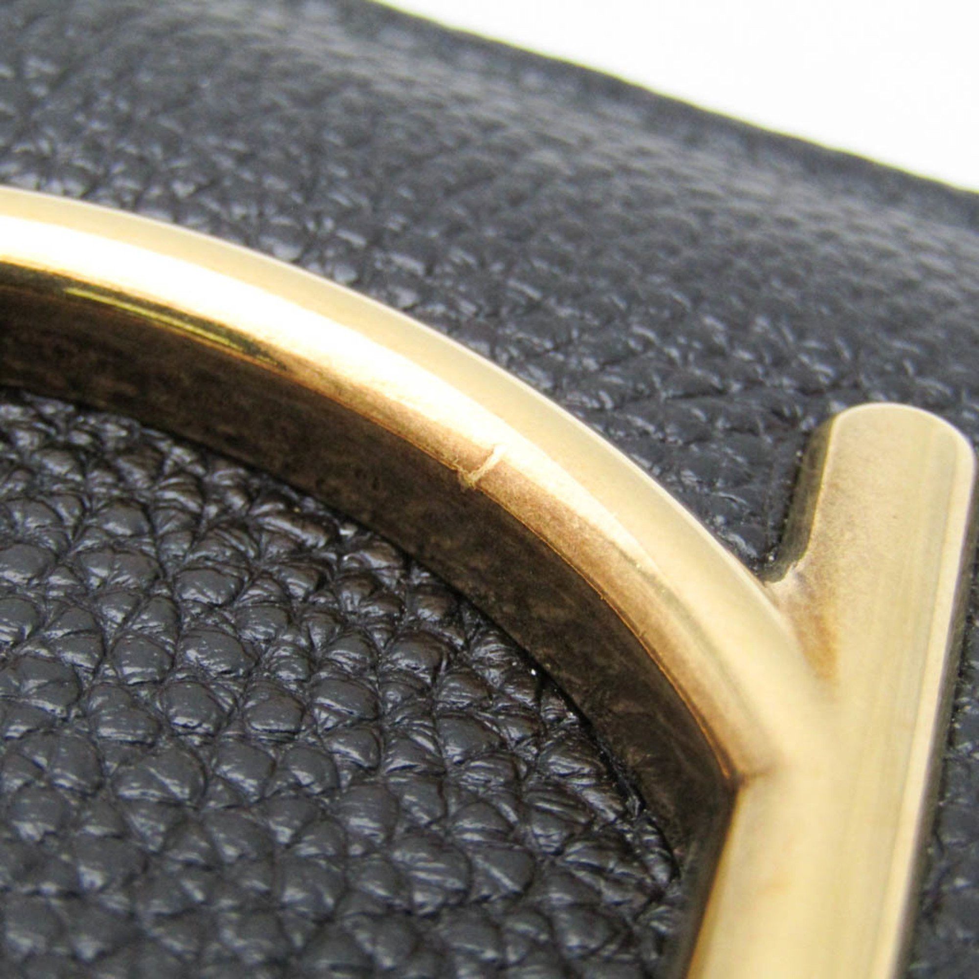 Salvatore Ferragamo Black Leather Wallet (Pre-Owned) Size ONE SIZE - 10 Thumbnail