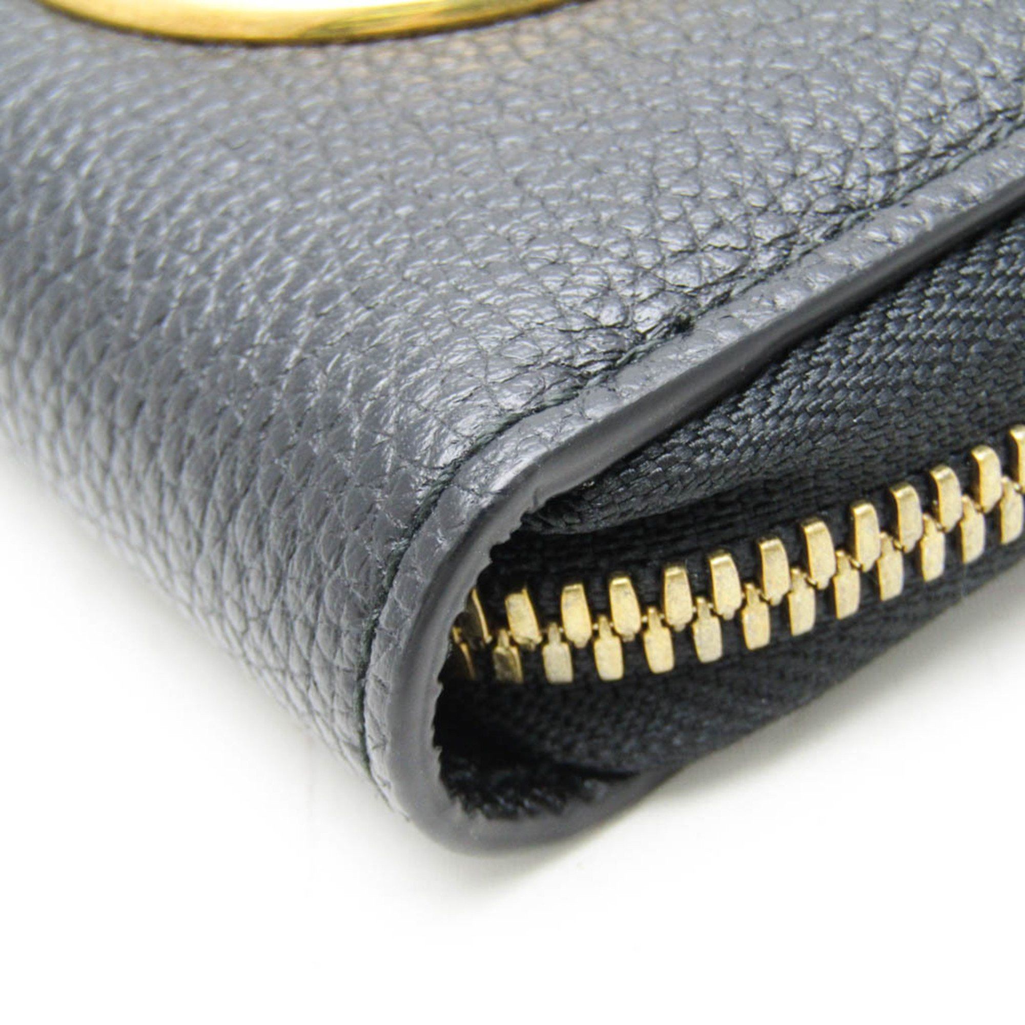 Salvatore Ferragamo Black Leather Wallet (Pre-Owned) Size ONE SIZE - 3 Thumbnail