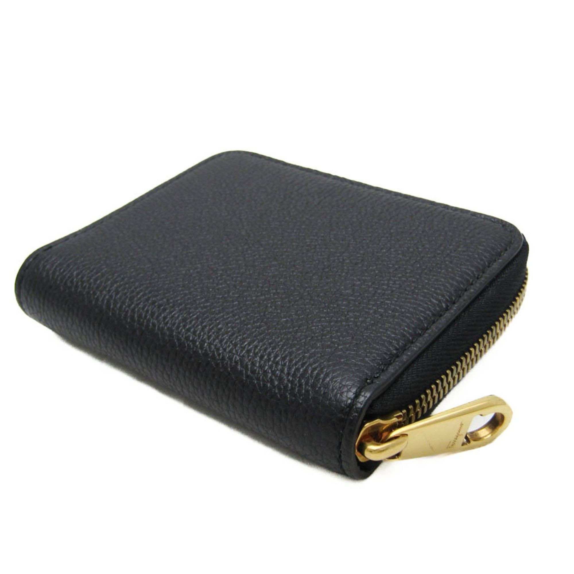 Salvatore Ferragamo Black Leather Wallet (Pre-Owned) Size ONE SIZE - 2 Thumbnail