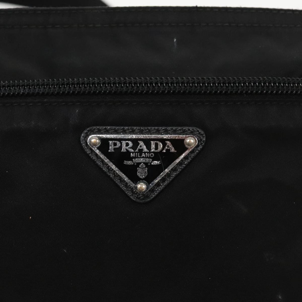 Prada Tessuto Black Synthetic Shoulder Bag (Pre-Owned) Size ONE SIZE - 19 Thumbnail