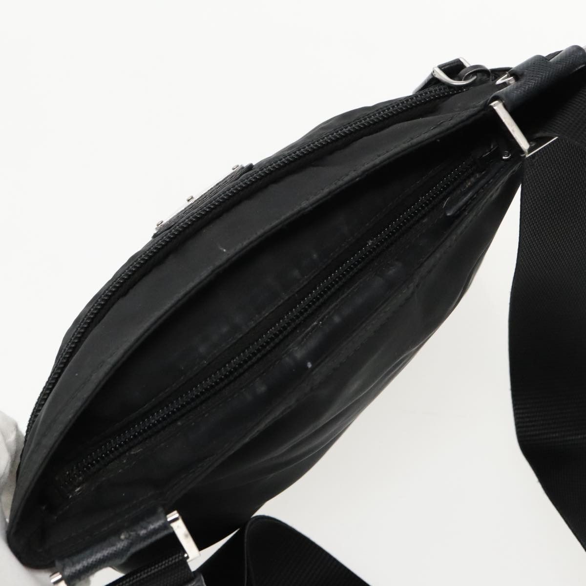 Prada Tessuto Black Synthetic Shoulder Bag (Pre-Owned) Size ONE SIZE - 13 Thumbnail