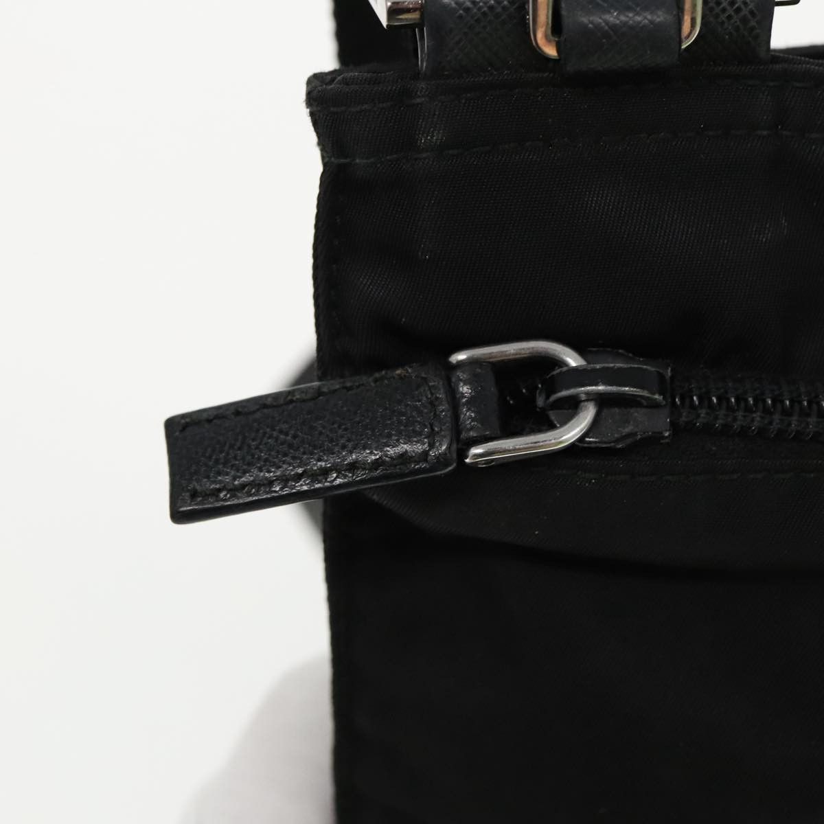 Prada Tessuto Black Synthetic Shoulder Bag (Pre-Owned) Size ONE SIZE - 7 Thumbnail