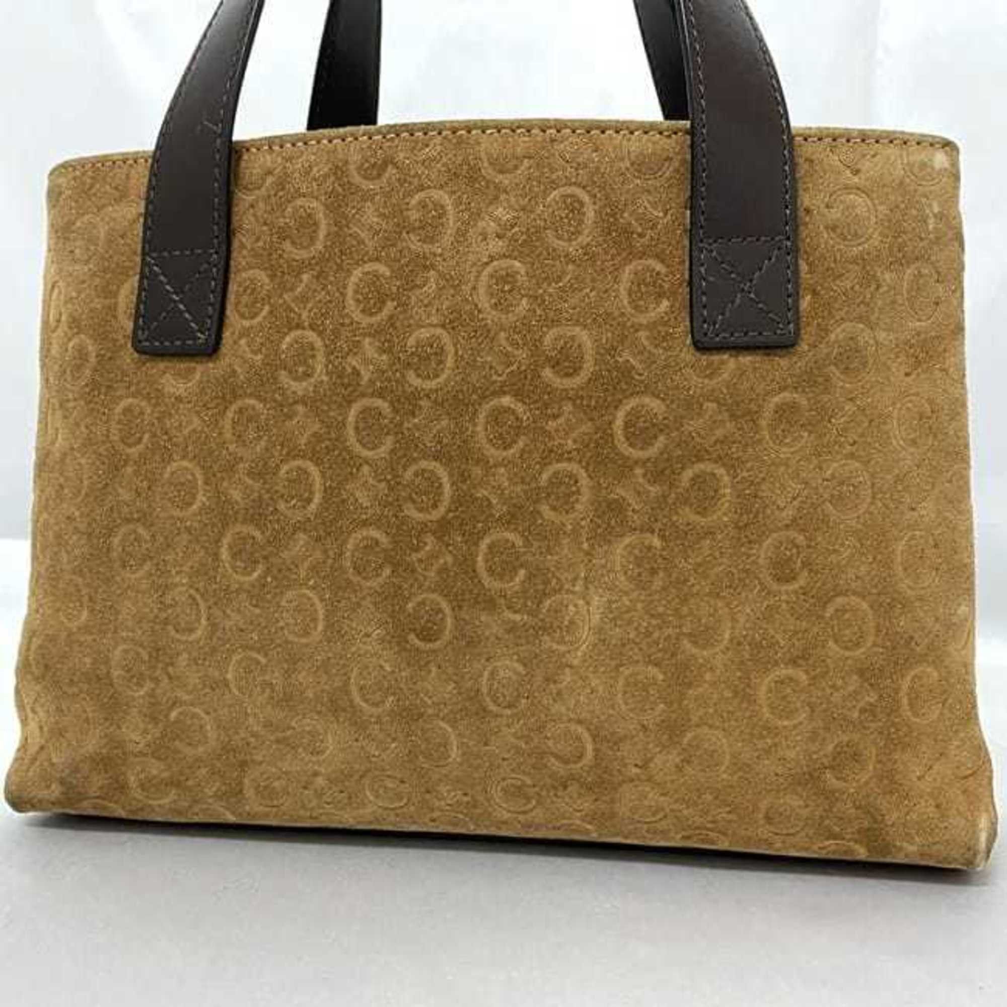 Celine Celine handbag ec-21804 brown C Macadam MC 99/2 suede leather CELINE women's Size ONE SIZE - 8 Thumbnail