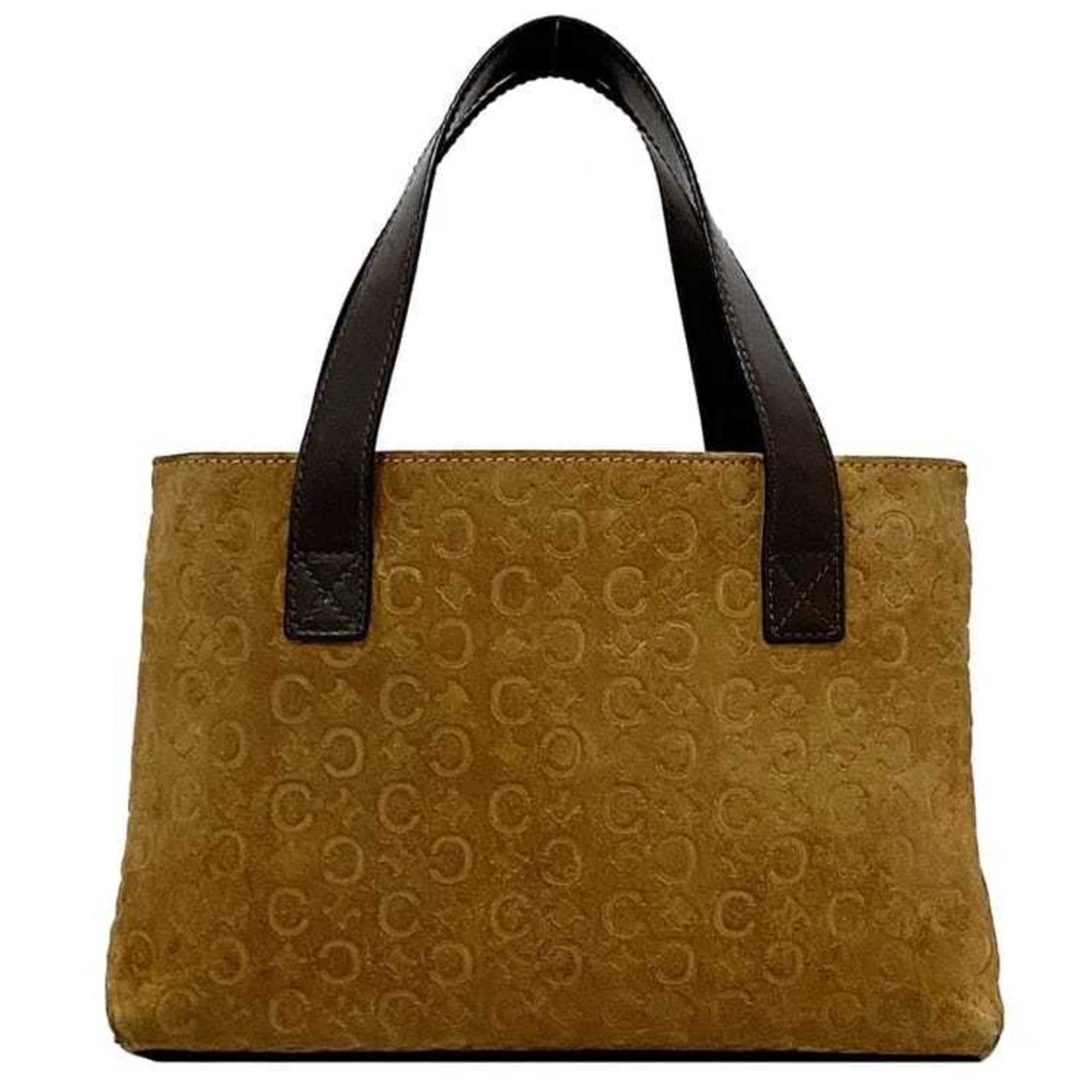 Celine Celine handbag ec-21804 brown C Macadam MC 99/2 suede leather CELINE women's Size ONE SIZE - 2 Thumbnail