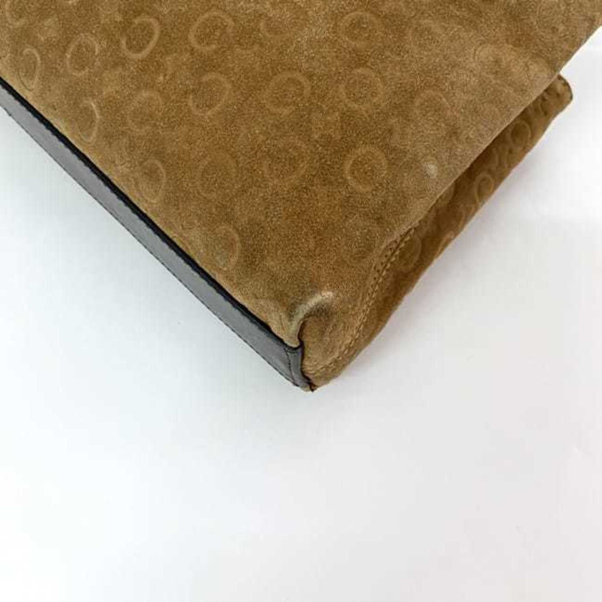 Celine Celine handbag ec-21804 brown C Macadam MC 99/2 suede leather CELINE women's Size ONE SIZE - 7 Thumbnail