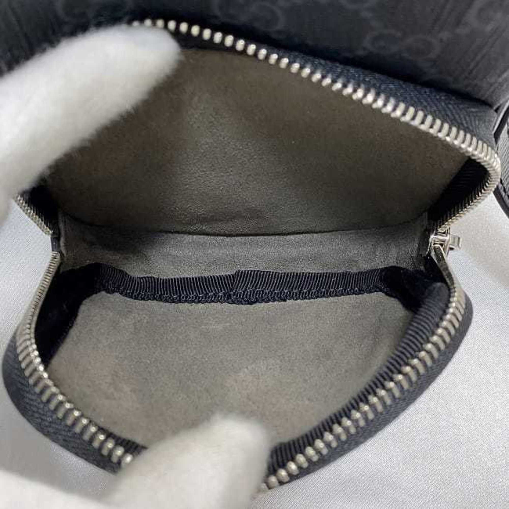 Gucci Gucci Shoulder Bag f-21810 Black Interlocking 672952 92TCN 1000U PVC Leather 0416 GUCCI Pochette Crossbody GG Supreme Unisex Women Men Size ONE SIZE - 9 Thumbnail