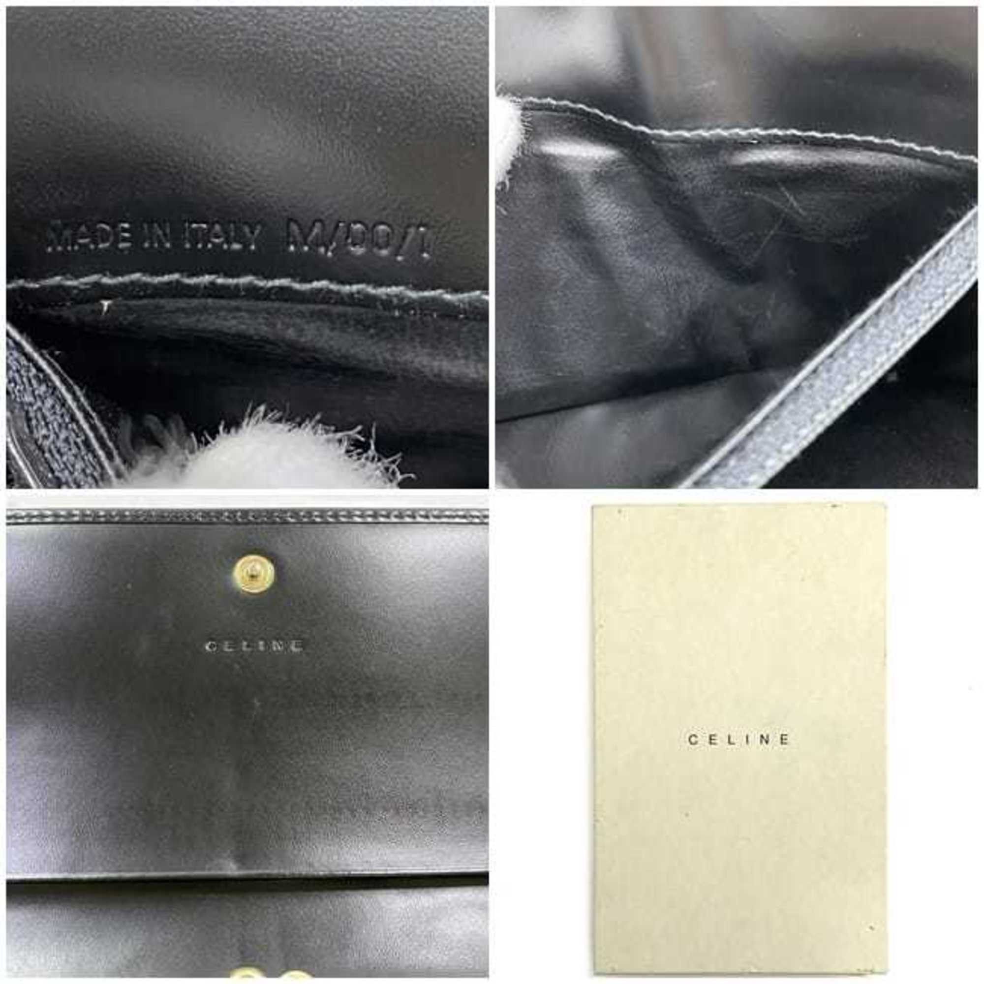 Celine Celine Bi-fold Long Wallet f-21899 Black Brown Macadam DF 0P227 300 00 PVC Leather M/00/1 CELINE Flap with Clasp Size ONE SIZE - 11 Thumbnail