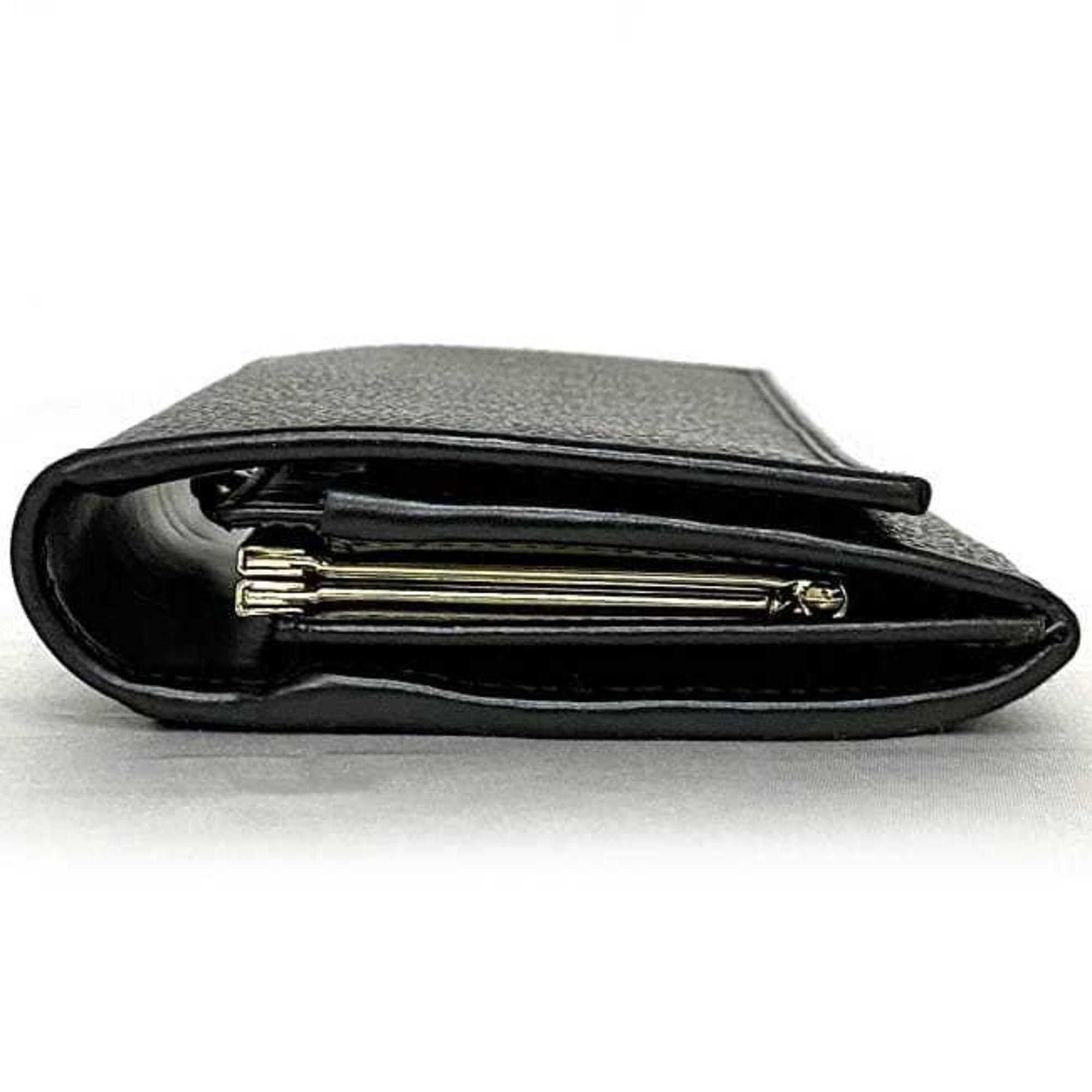 Celine Celine Bi-fold Long Wallet f-21899 Black Brown Macadam DF 0P227 300 00 PVC Leather M/00/1 CELINE Flap with Clasp Size ONE SIZE - 3 Thumbnail