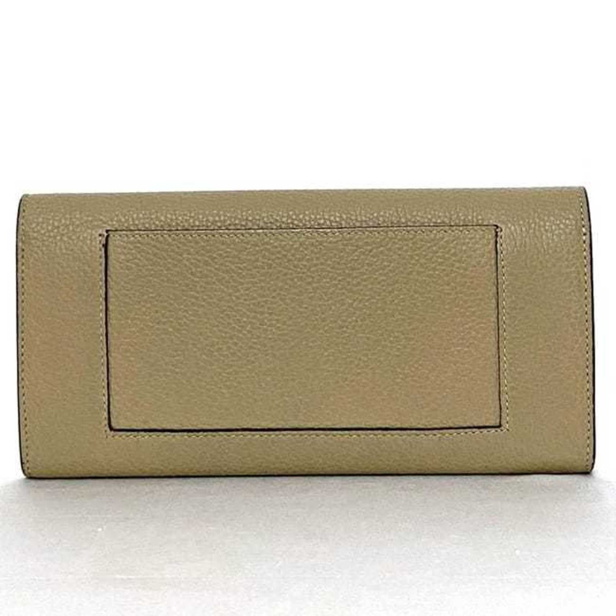 Celine Celine Bi-fold Long Wallet Large Multi-function ec-21822 Beige Red 101673AFE Leather S-PG-4175 CELINE Flap Grain Women's Size ONE SIZE - 3 Thumbnail