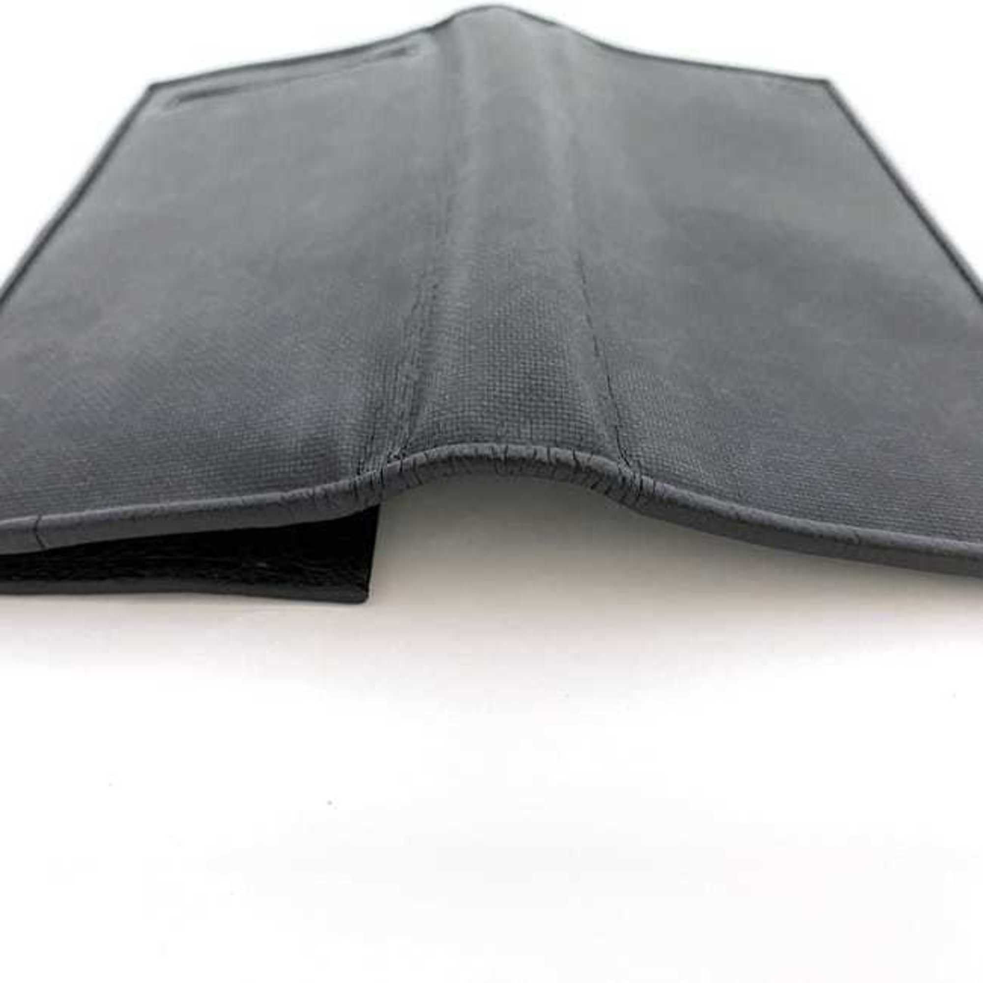 Alfred Dunhill Dunhill Bi-fold Long Wallet ec-21871 Black D-8 Leather Men's Pattern Size ONE SIZE - 6 Thumbnail