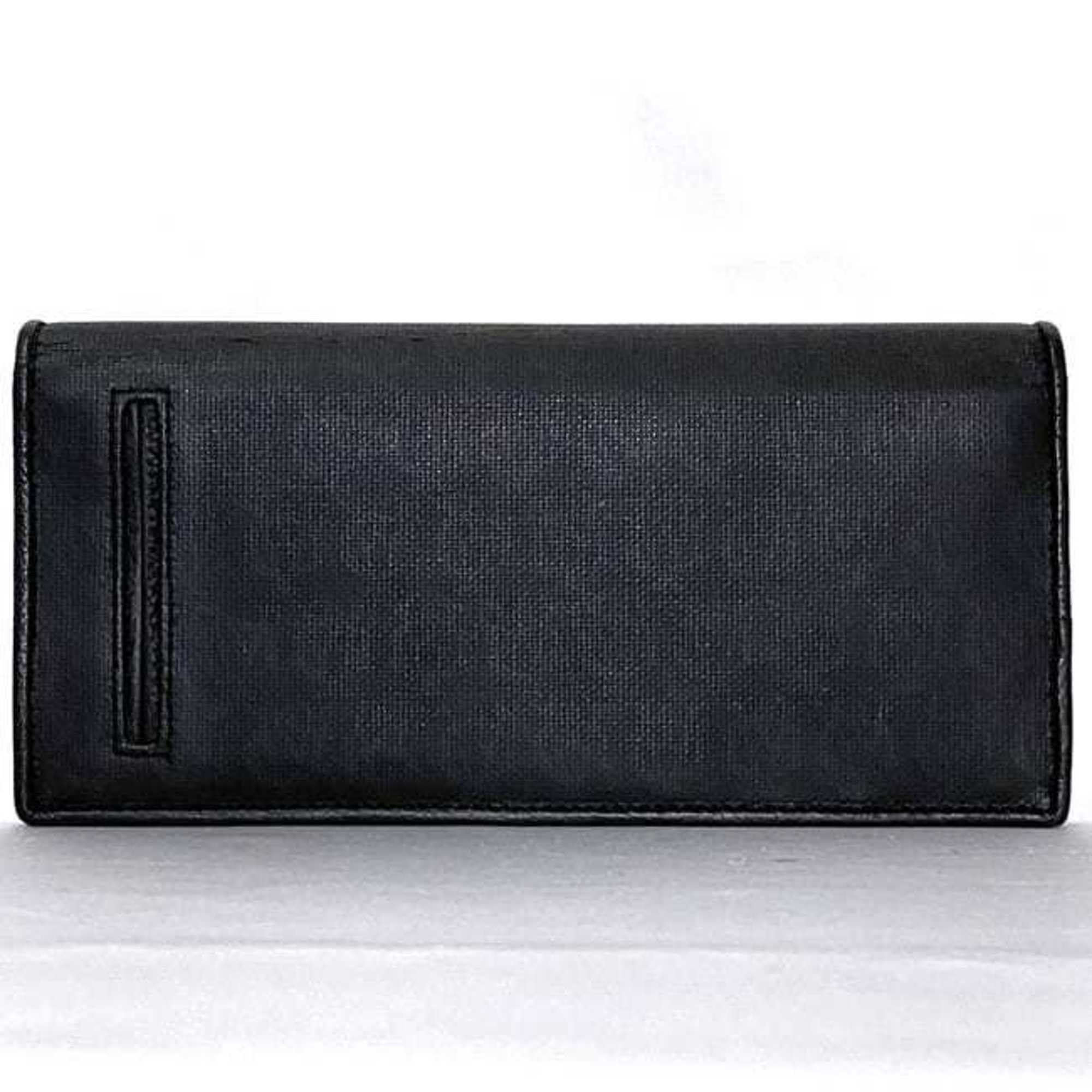 Alfred Dunhill Dunhill Bi-fold Long Wallet ec-21871 Black D-8 Leather Men's Pattern Size ONE SIZE - 3 Thumbnail