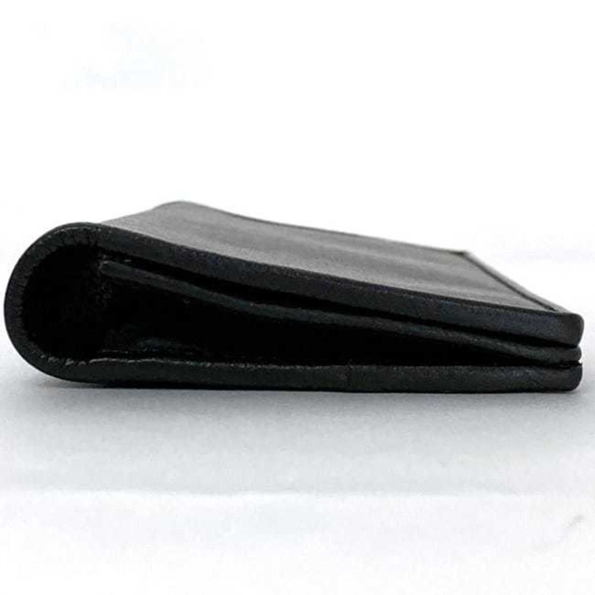 Alfred Dunhill Dunhill Bi-fold Long Wallet ec-21871 Black D-8 Leather Men's Pattern Size ONE SIZE - 4 Thumbnail