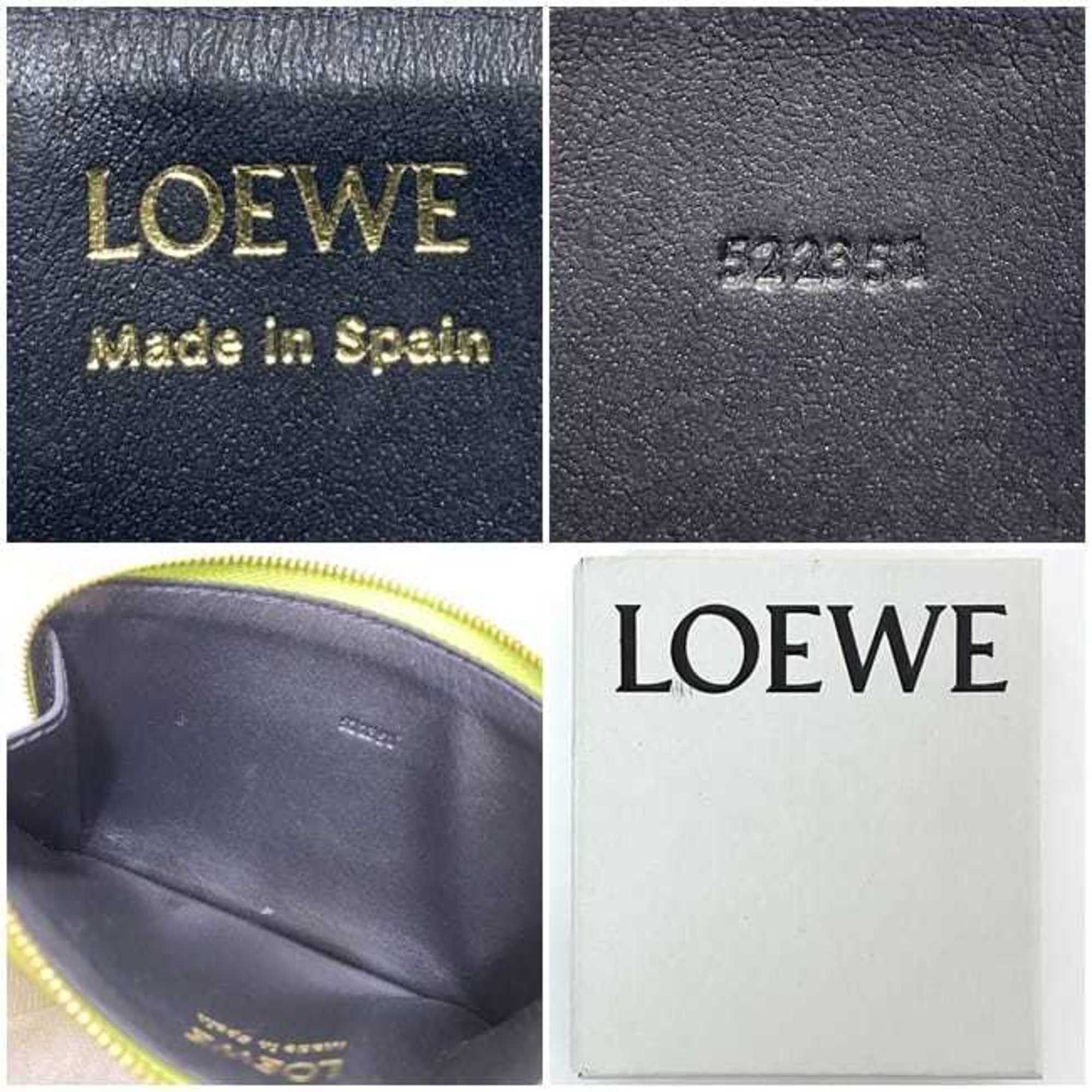 Loewe LOEWE Coin Card Case f-21870 Light Green Anise Black Knot CEM1Z40X01 Purse Leather L-Shaped Unisex Size ONE SIZE - 11 Thumbnail
