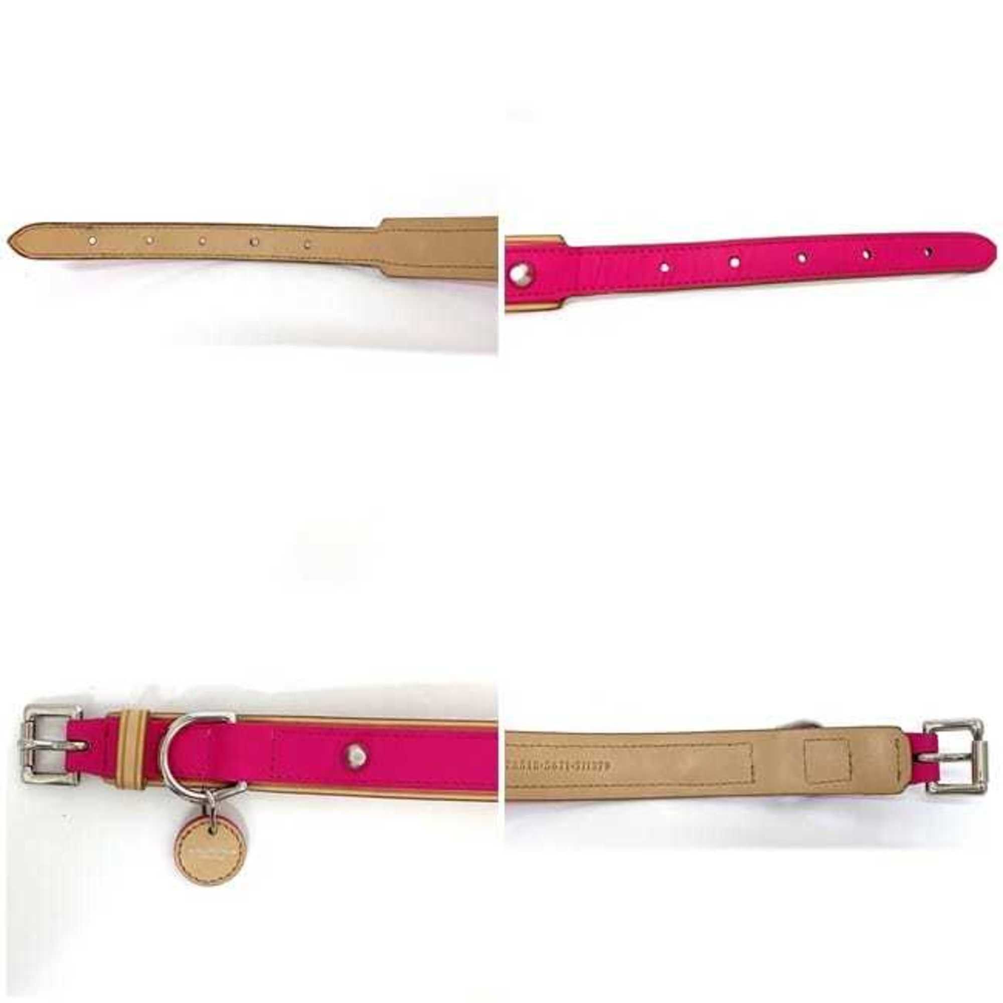 Balenciaga Balenciaga collar ec-21735 pink beige 278518 pet supplies leather 5671 511379 BALENCIAGA dog neon color charm studs accessories Size ONE SIZE - 10 Thumbnail