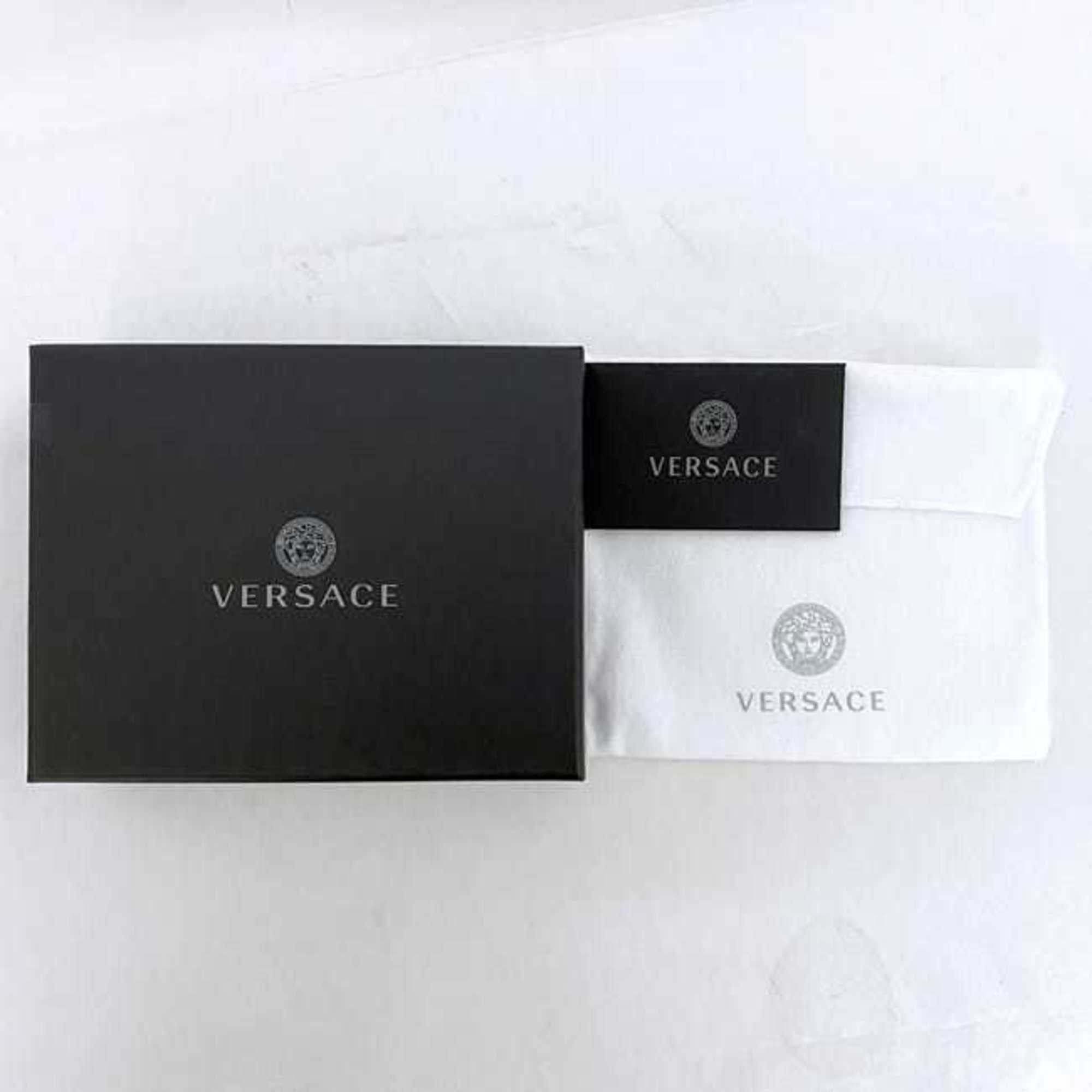 Versace Versace Coin Case ec-21686 Yellow 1001873 Purse Leather VERSACE Compact Size ONE SIZE - 9 Thumbnail