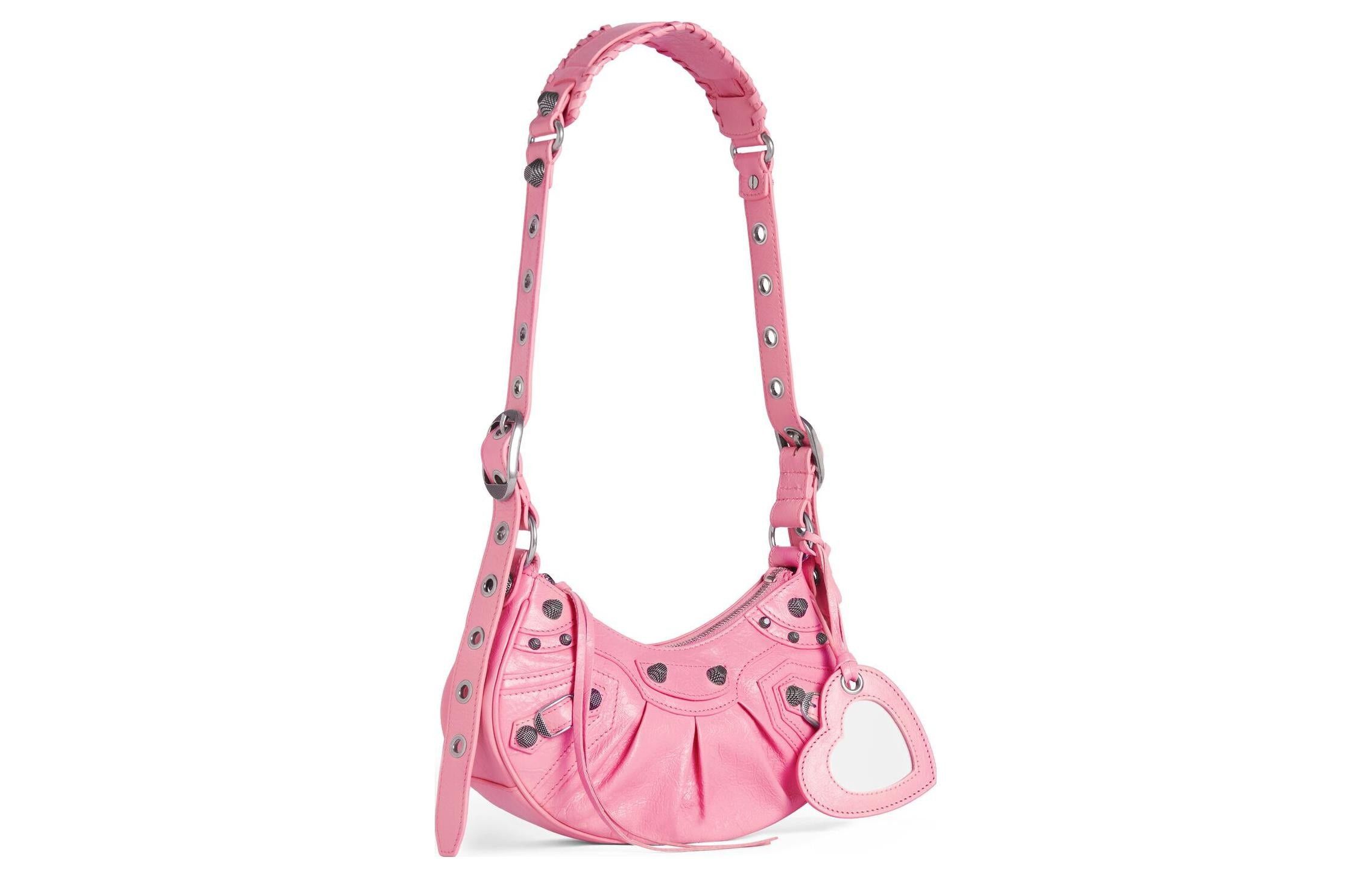 Balenciaga Le Cagole XS Shoulder Bag in pink Size ONE SIZE - 2 Thumbnail