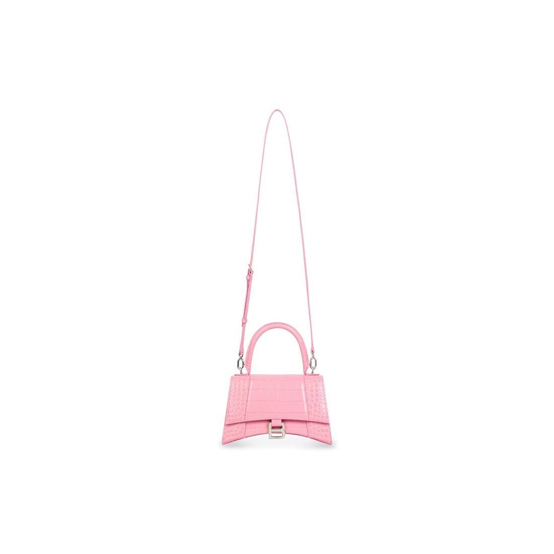 Balenciaga Hourglass Small Handbag Crocodile Embossed Size ONE SIZE - 5 Thumbnail