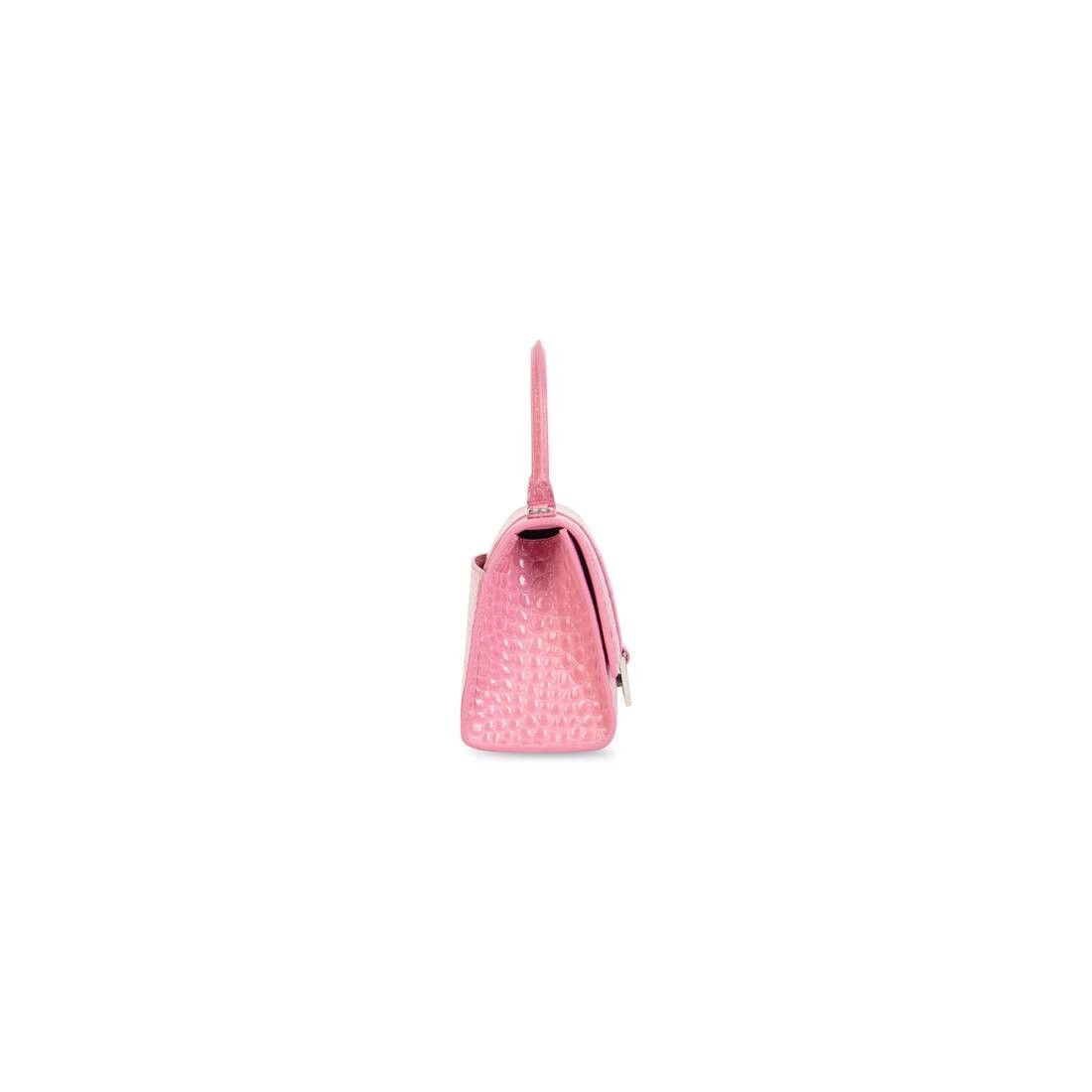 Balenciaga Hourglass Small Handbag Crocodile Embossed Size ONE SIZE - 2 Thumbnail