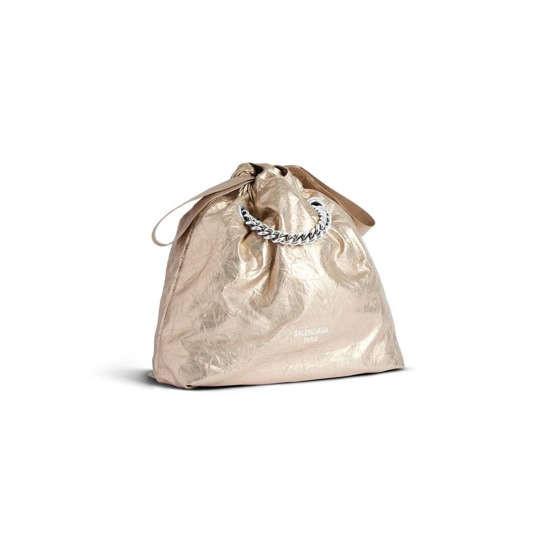 Balenciaga Crush Small Tote Bag Metallized Size ONE SIZE - 2 Thumbnail