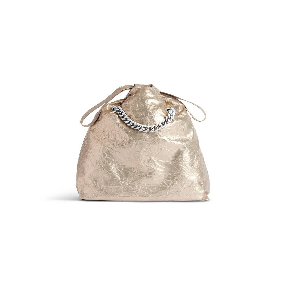 Balenciaga Crush Small Tote Bag Metallized Size ONE SIZE - 4 Thumbnail