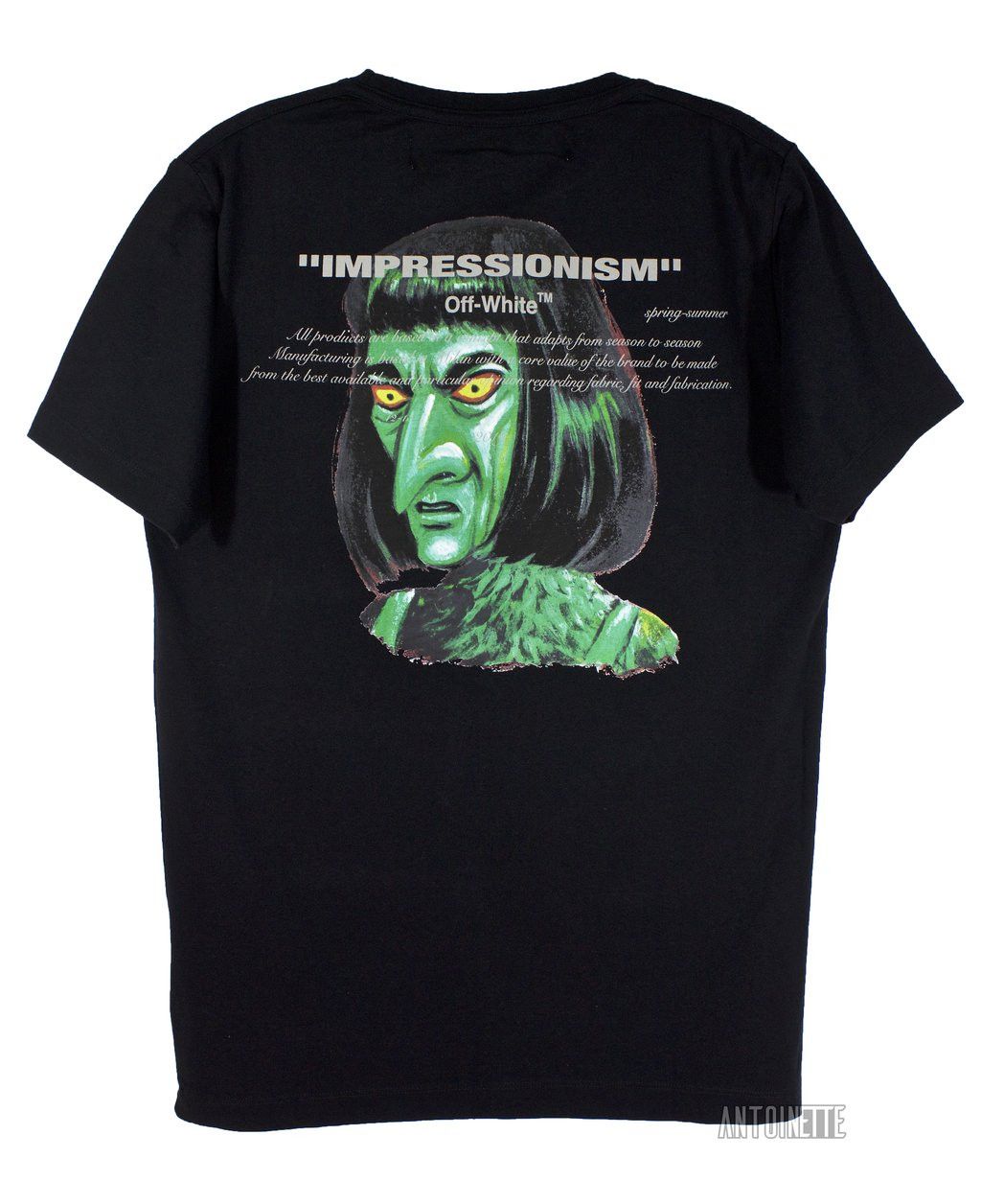 Off White Green Witch Impressionism T Shirt Grailed