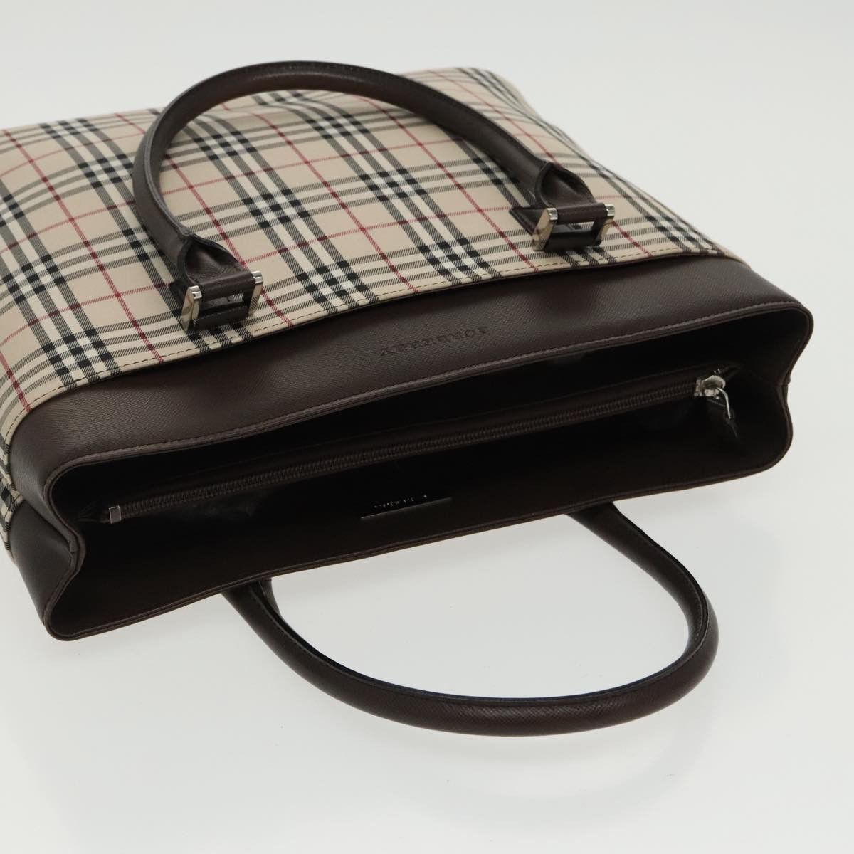 Burberry Nova Check Beige Synthetic Tote Bag (Pre-Owned) Size ONE SIZE - 16 Thumbnail