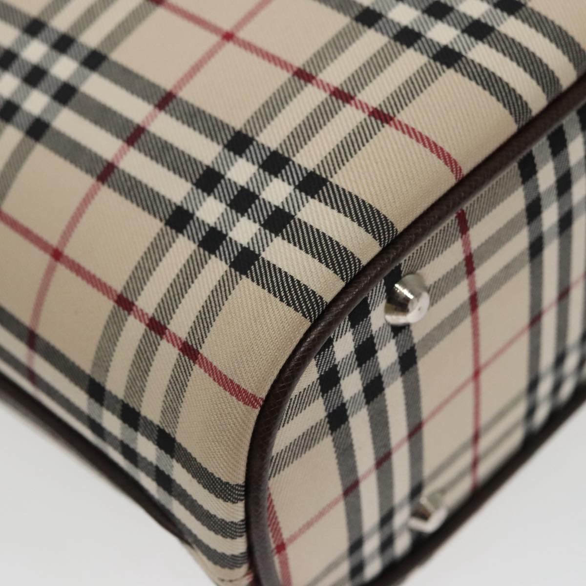 Burberry Nova Check Beige Synthetic Tote Bag (Pre-Owned) Size ONE SIZE - 8 Thumbnail