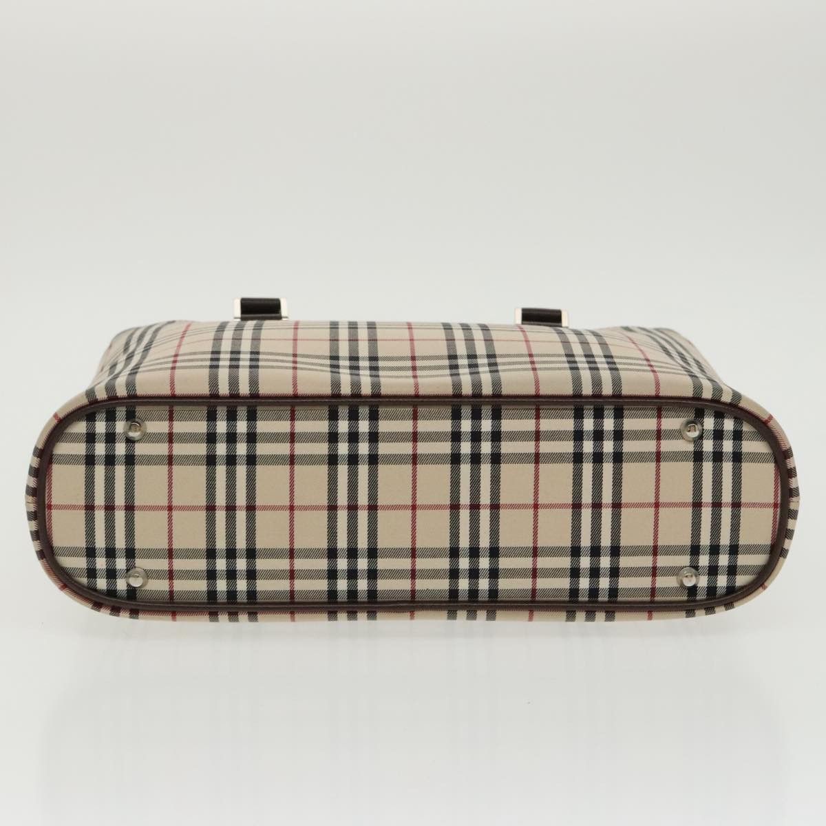 Burberry Nova Check Beige Synthetic Tote Bag (Pre-Owned) Size ONE SIZE - 18 Thumbnail