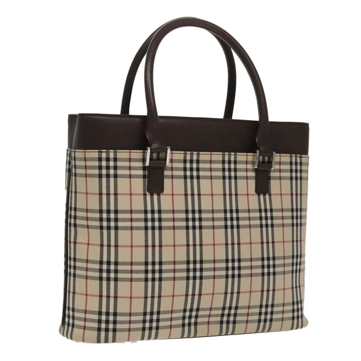Burberry Nova Check Beige Synthetic Tote Bag (Pre-Owned) Size ONE SIZE - 17 Thumbnail