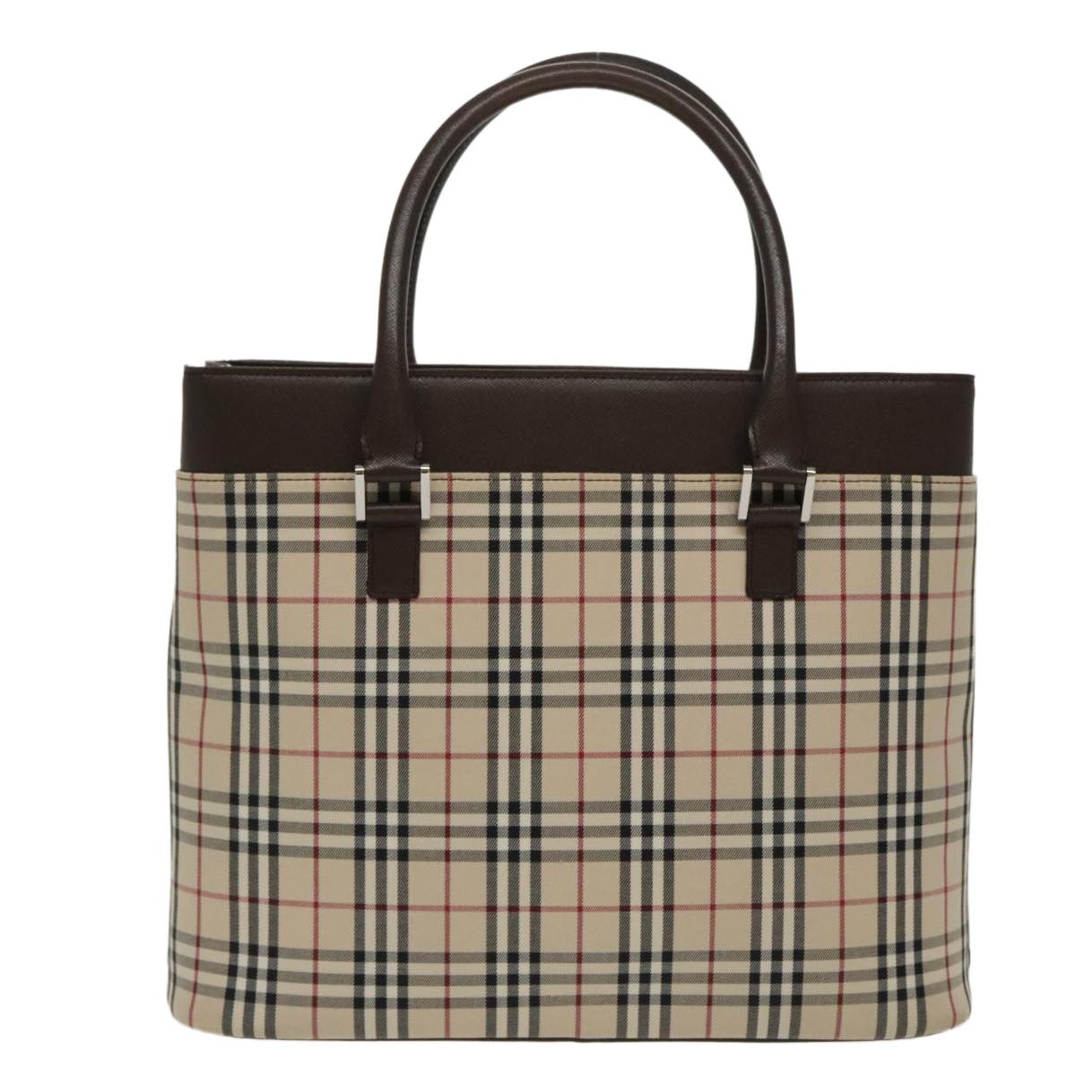 Burberry Nova Check Beige Synthetic Tote Bag (Pre-Owned) Size ONE SIZE - 2 Thumbnail