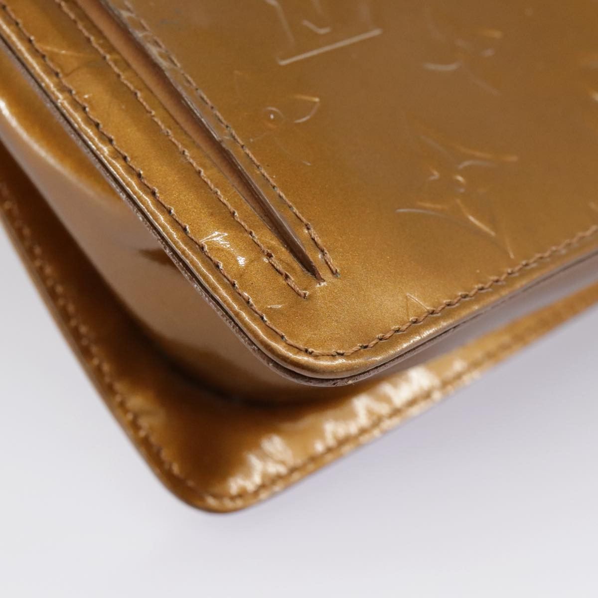 Louis Vuitton Mott Brown Patent Leather Clutch Bag (Pre-Owned) Size ONE SIZE - 5 Thumbnail