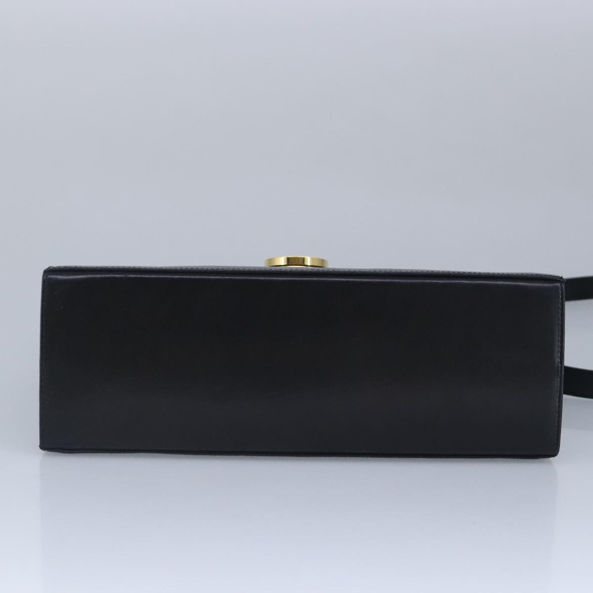 Salvatore Ferragamo Gancini Black Leather Handbag (Pre-Owned) Size ONE SIZE - 20 Thumbnail