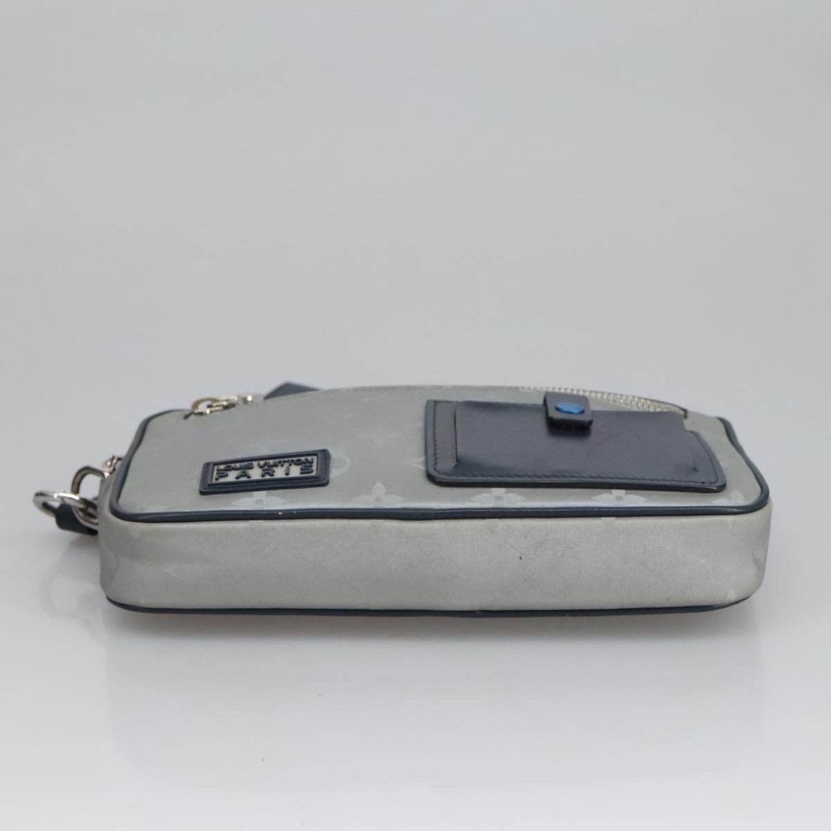 Louis Vuitton Satellite Silver Canvas Clutch Bag (Pre-Owned) Size ONE SIZE - 18 Thumbnail