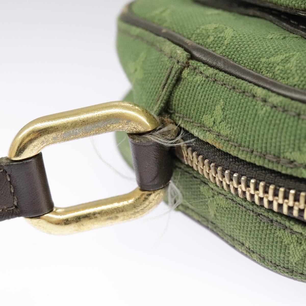 Louis Vuitton Juliette Khaki Canvas Shoulder Bag (Pre-Owned) Size ONE SIZE - 16 Thumbnail