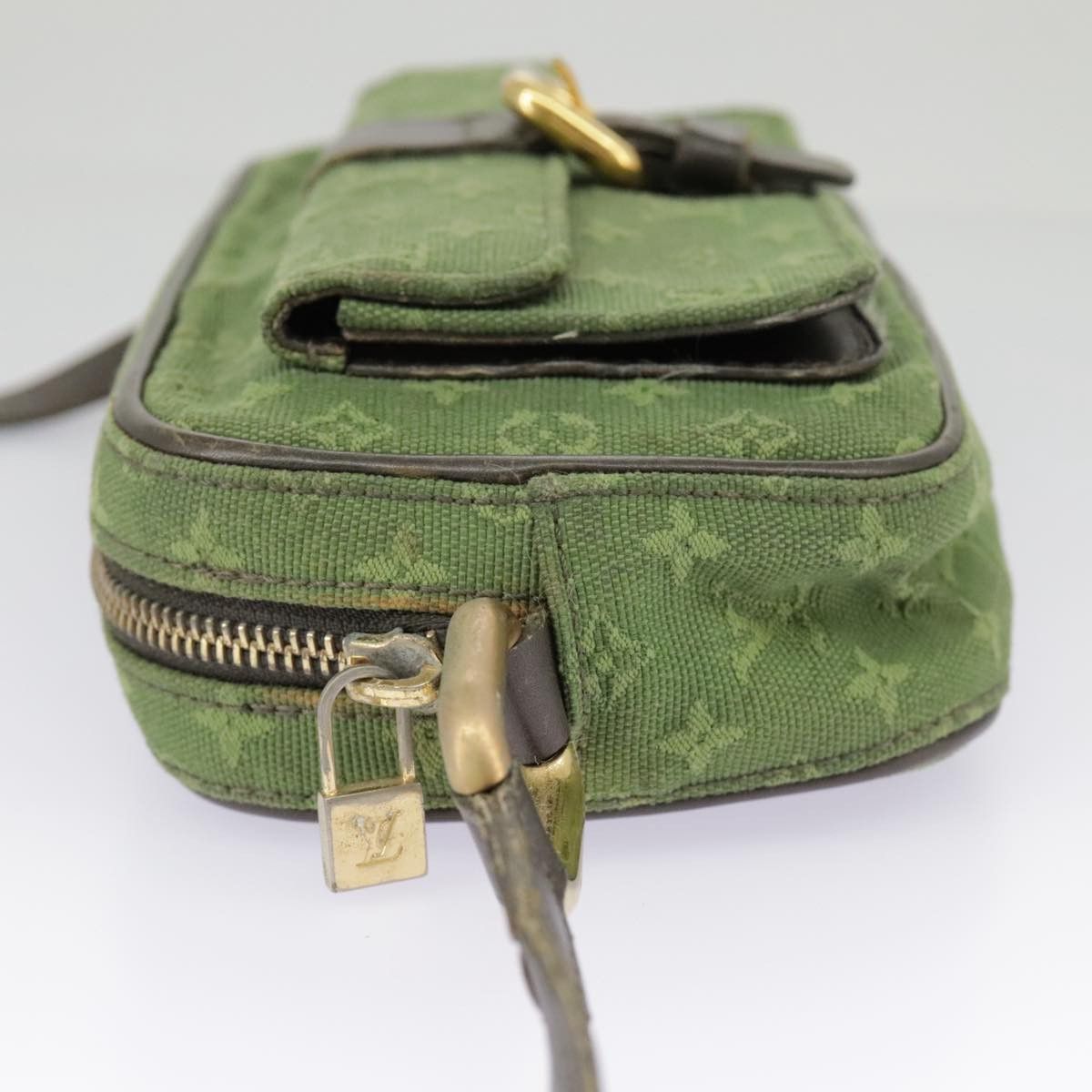 Louis Vuitton Juliette Khaki Canvas Shoulder Bag (Pre-Owned) Size ONE SIZE - 3 Thumbnail