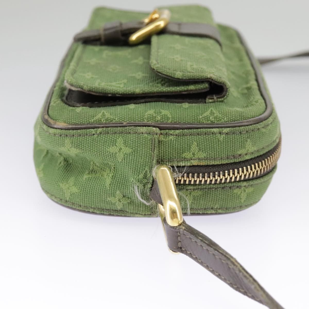Louis Vuitton Juliette Khaki Canvas Shoulder Bag (Pre-Owned) Size ONE SIZE - 4 Thumbnail