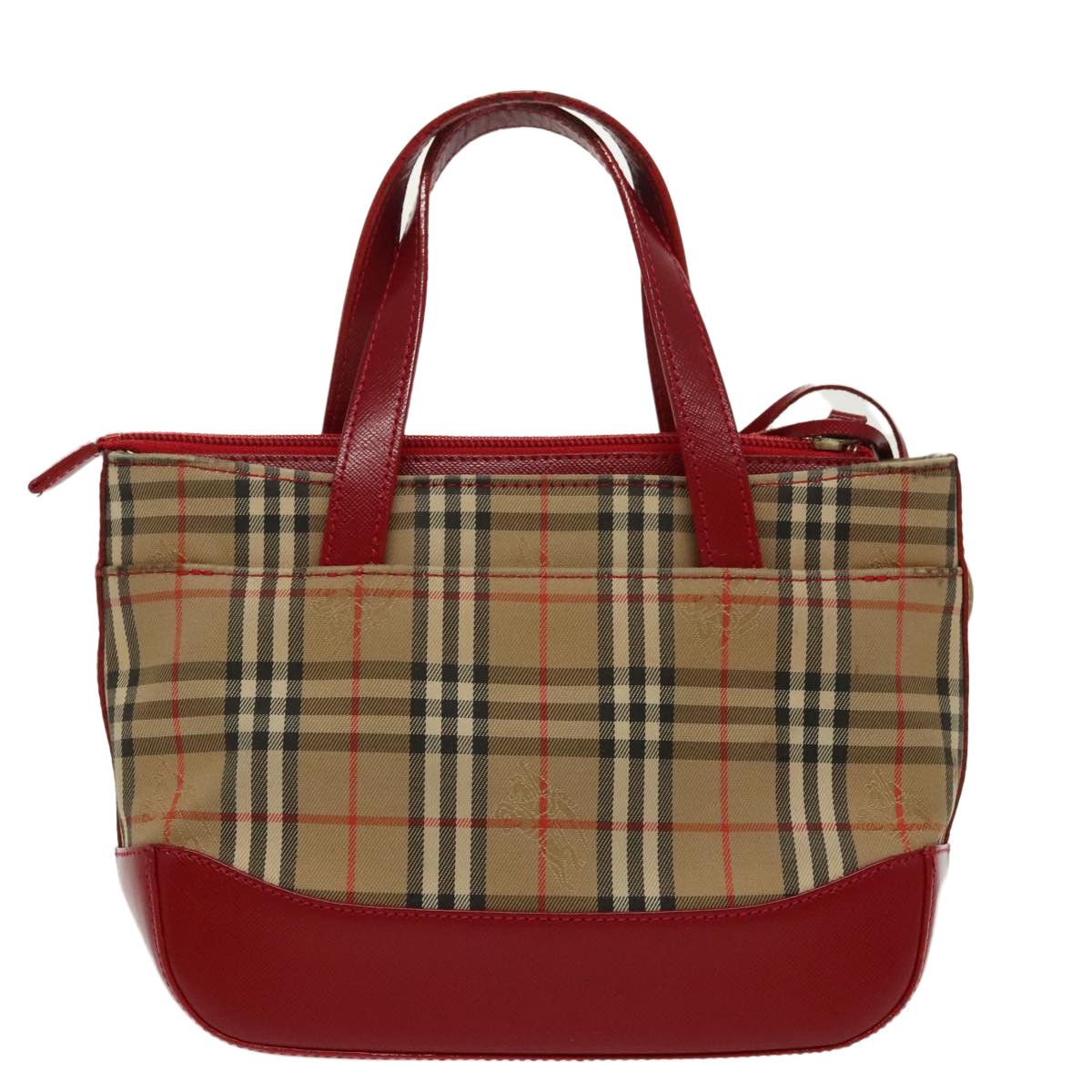Burberry Nova Check Beige Canvas Handbag (Pre-Owned) Size ONE SIZE - 2 Thumbnail