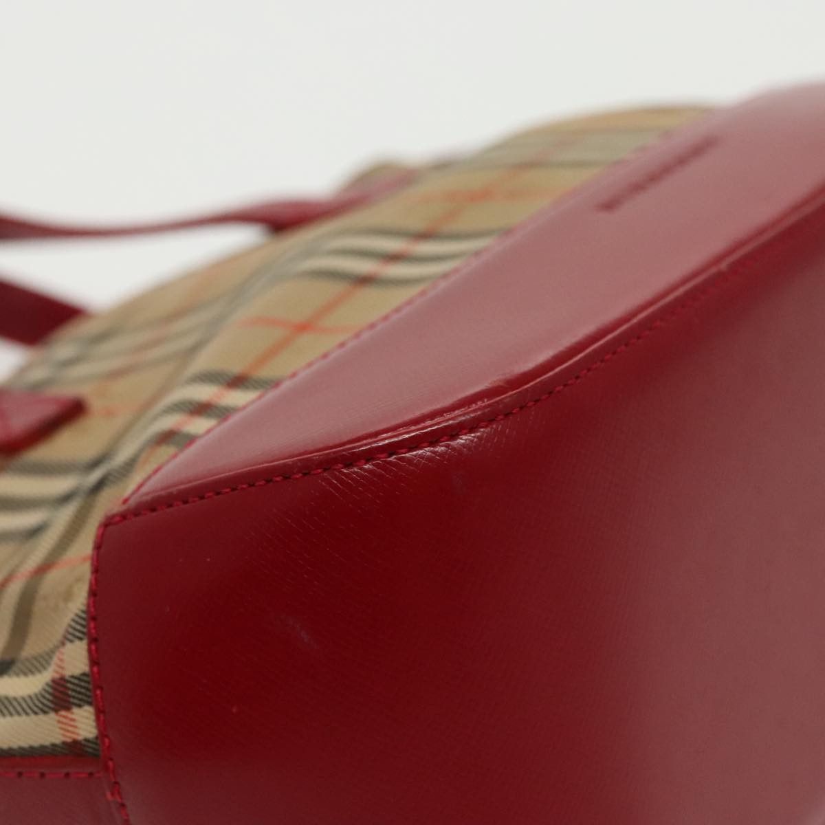Burberry Nova Check Beige Canvas Handbag (Pre-Owned) Size ONE SIZE - 16 Thumbnail