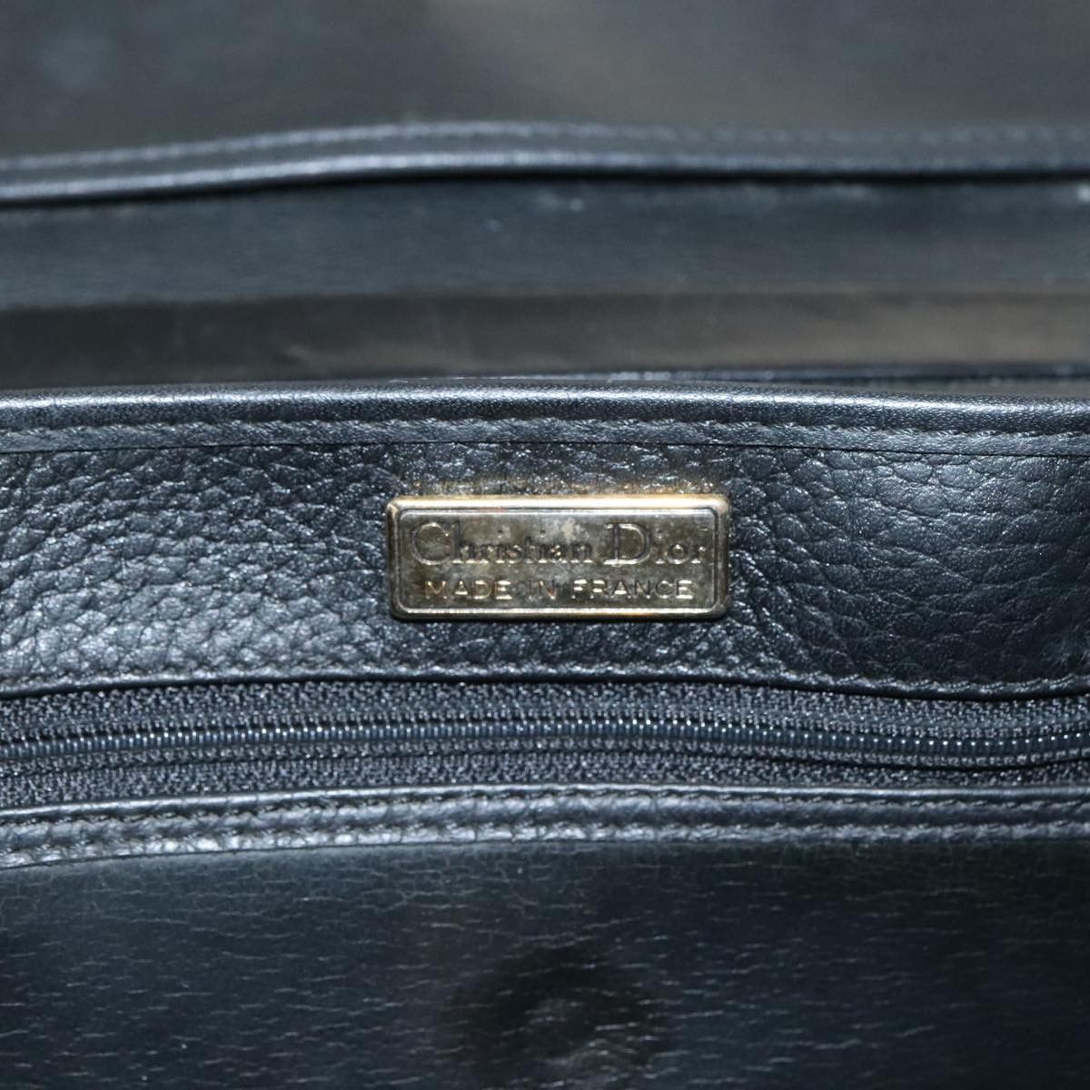 Dior Black Leather Handbag (Pre-Owned) Size ONE SIZE - 11 Thumbnail