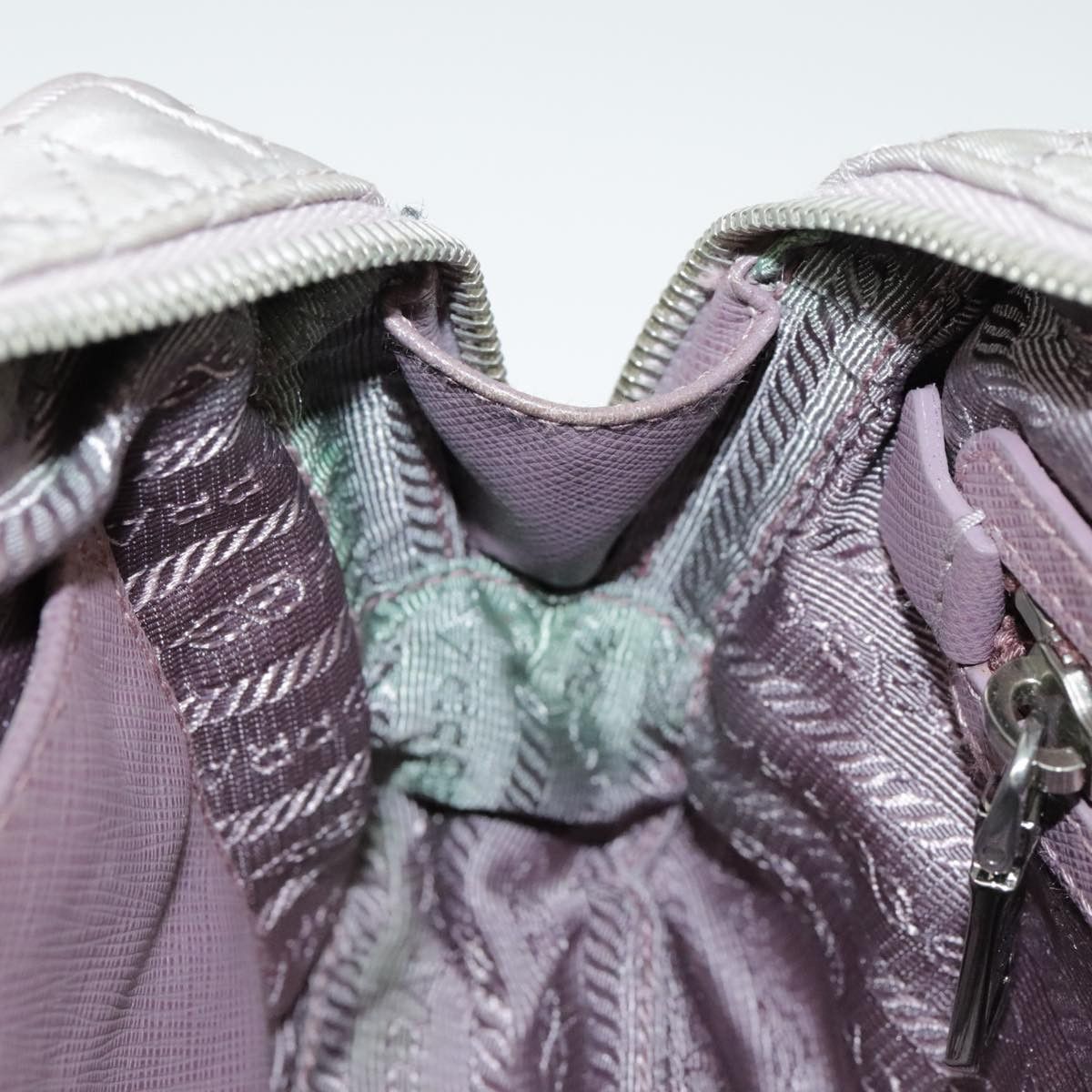 Prada Purple Synthetic Shoulder Bag (Pre-Owned) Size ONE SIZE - 12 Thumbnail