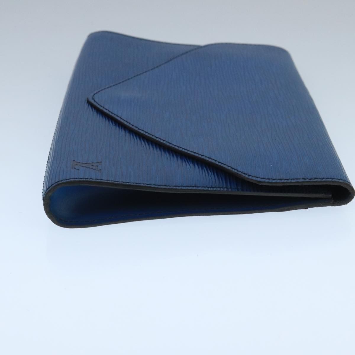 Louis Vuitton Art Déco Blue Leather Clutch Bag (Pre-Owned) Size ONE SIZE - 3 Thumbnail