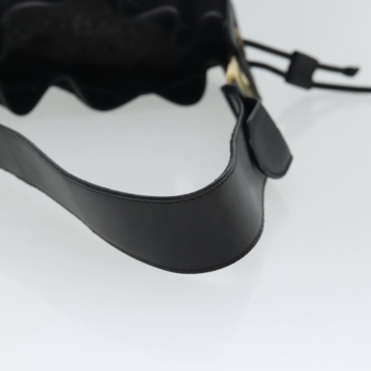 Salvatore Ferragamo Vara Black Suede Shoulder Bag (Pre-Owned) Size ONE SIZE - 7 Thumbnail