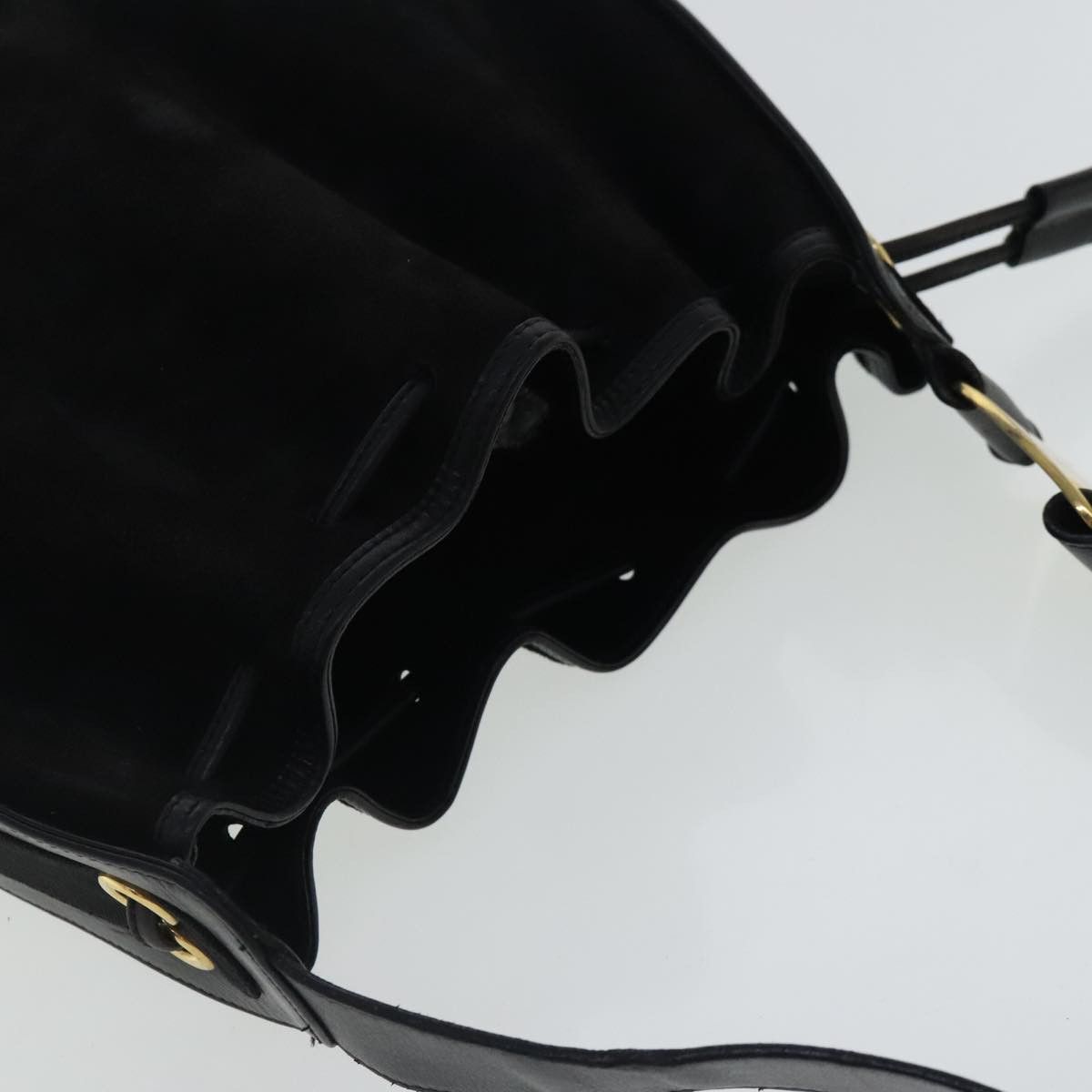 Salvatore Ferragamo Vara Black Suede Shoulder Bag (Pre-Owned) Size ONE SIZE - 6 Thumbnail