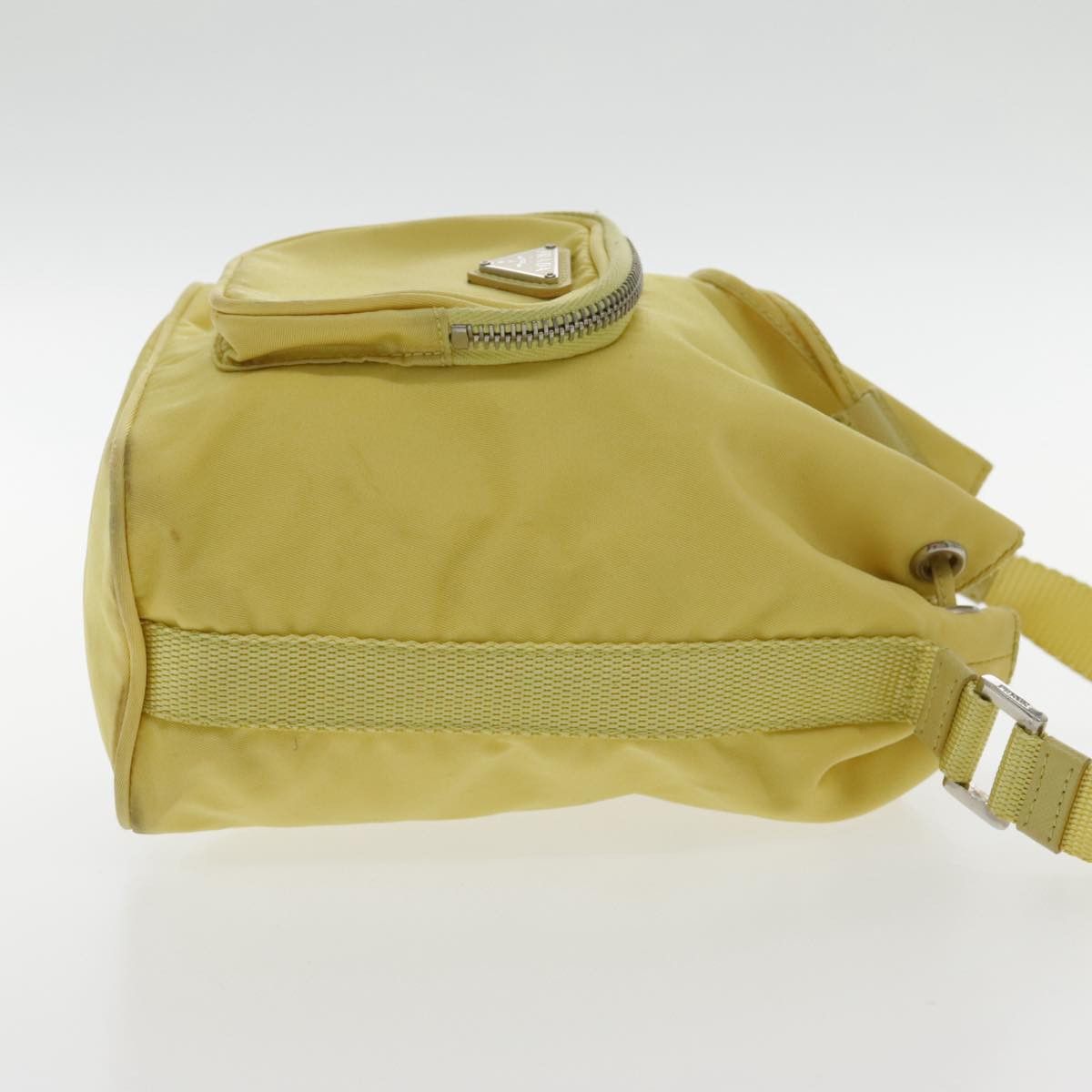 Prada Re-Nylon Yellow Synthetic Handbag (Pre-Owned) Size ONE SIZE - 4 Thumbnail