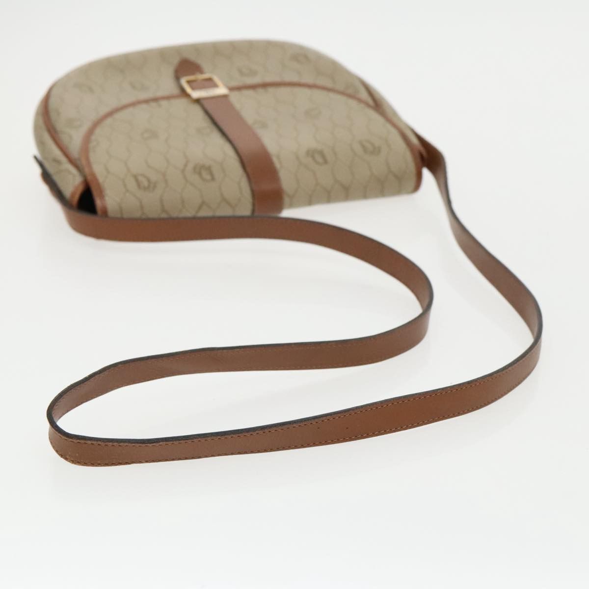 Dior Honeycomb Beige Canvas Shoulder Bag (Pre-Owned) Size ONE SIZE - 7 Thumbnail