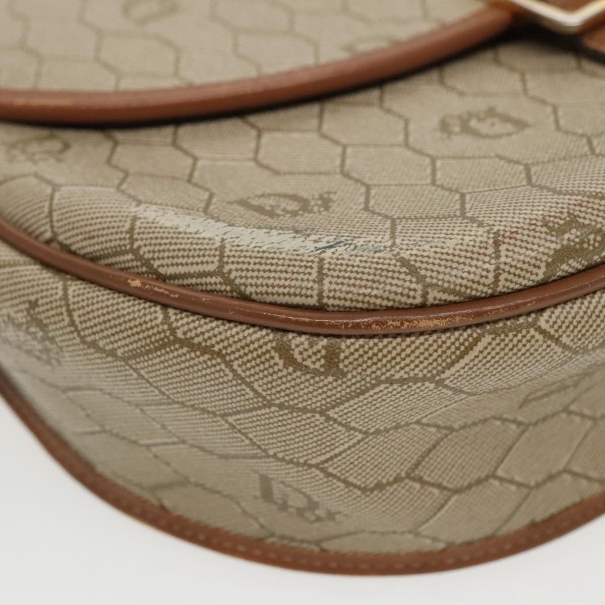 Dior Honeycomb Beige Canvas Shoulder Bag (Pre-Owned) Size ONE SIZE - 11 Thumbnail