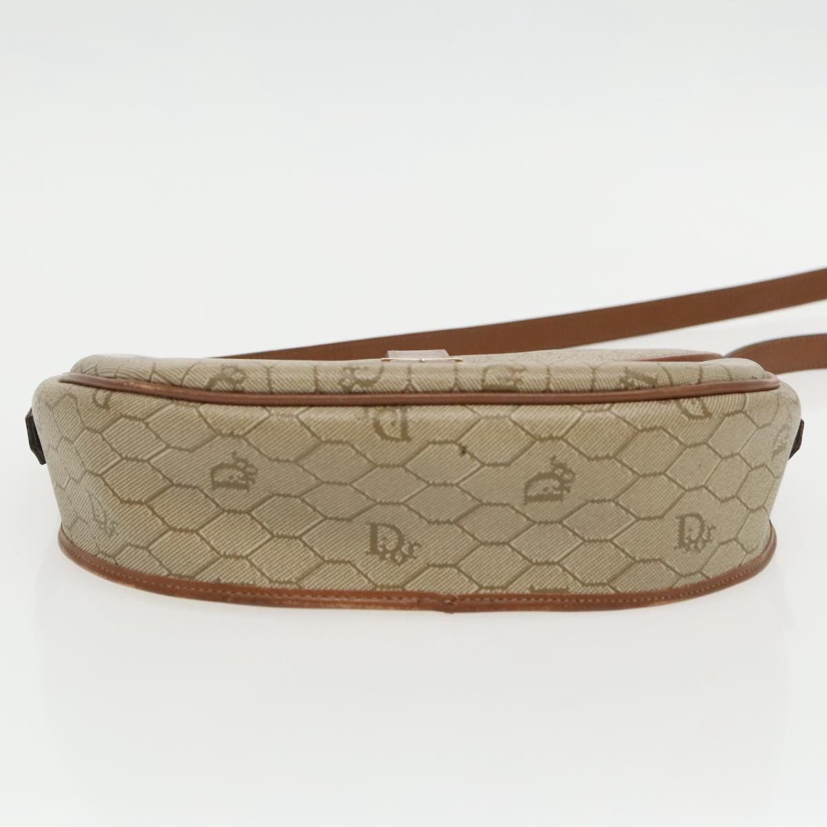 Dior Honeycomb Beige Canvas Shoulder Bag (Pre-Owned) Size ONE SIZE - 9 Thumbnail