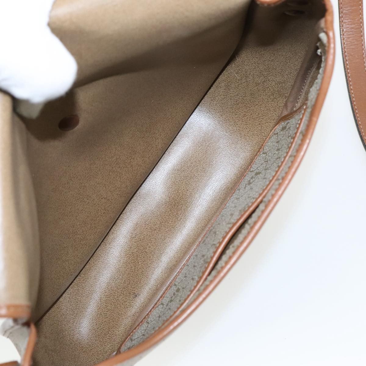 Dior Honeycomb Beige Canvas Shoulder Bag (Pre-Owned) Size ONE SIZE - 17 Thumbnail