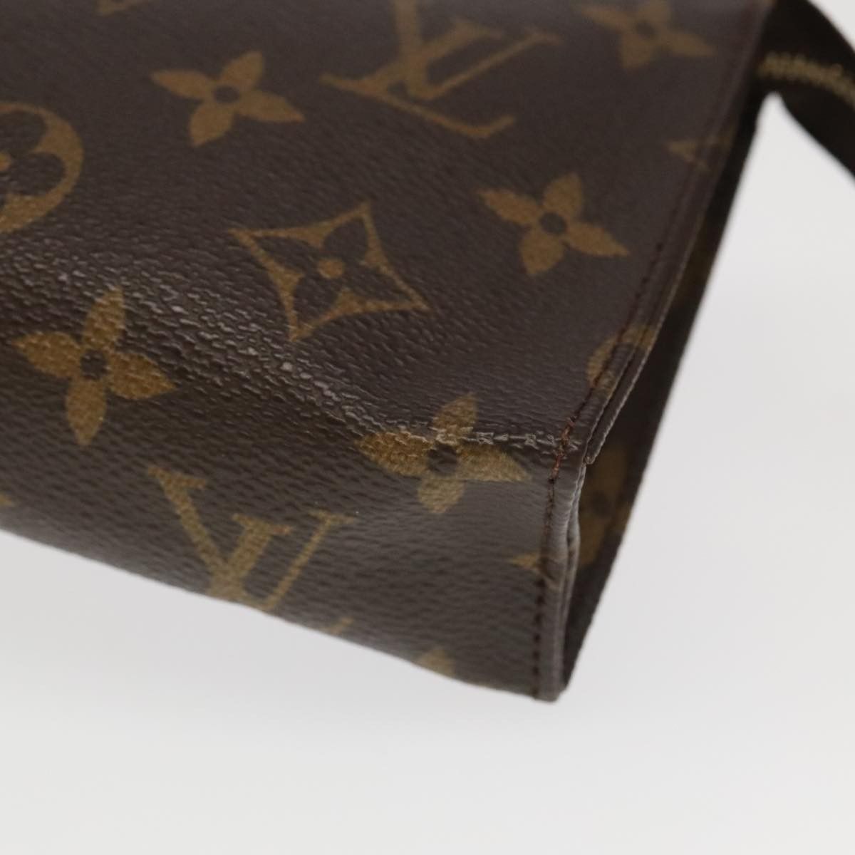 Louis Vuitton Trousse De Toilette Brown Canvas Clutch Bag (Pre-Owned) Size ONE SIZE - 7 Thumbnail