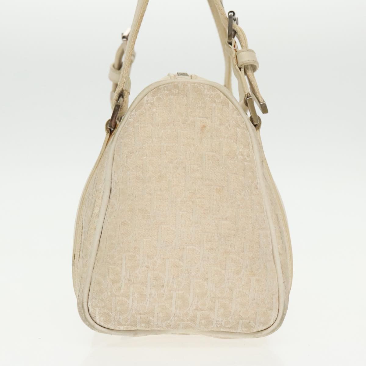 Dior Trotter Beige Canvas Handbag (Pre-Owned) Size ONE SIZE - 4 Thumbnail